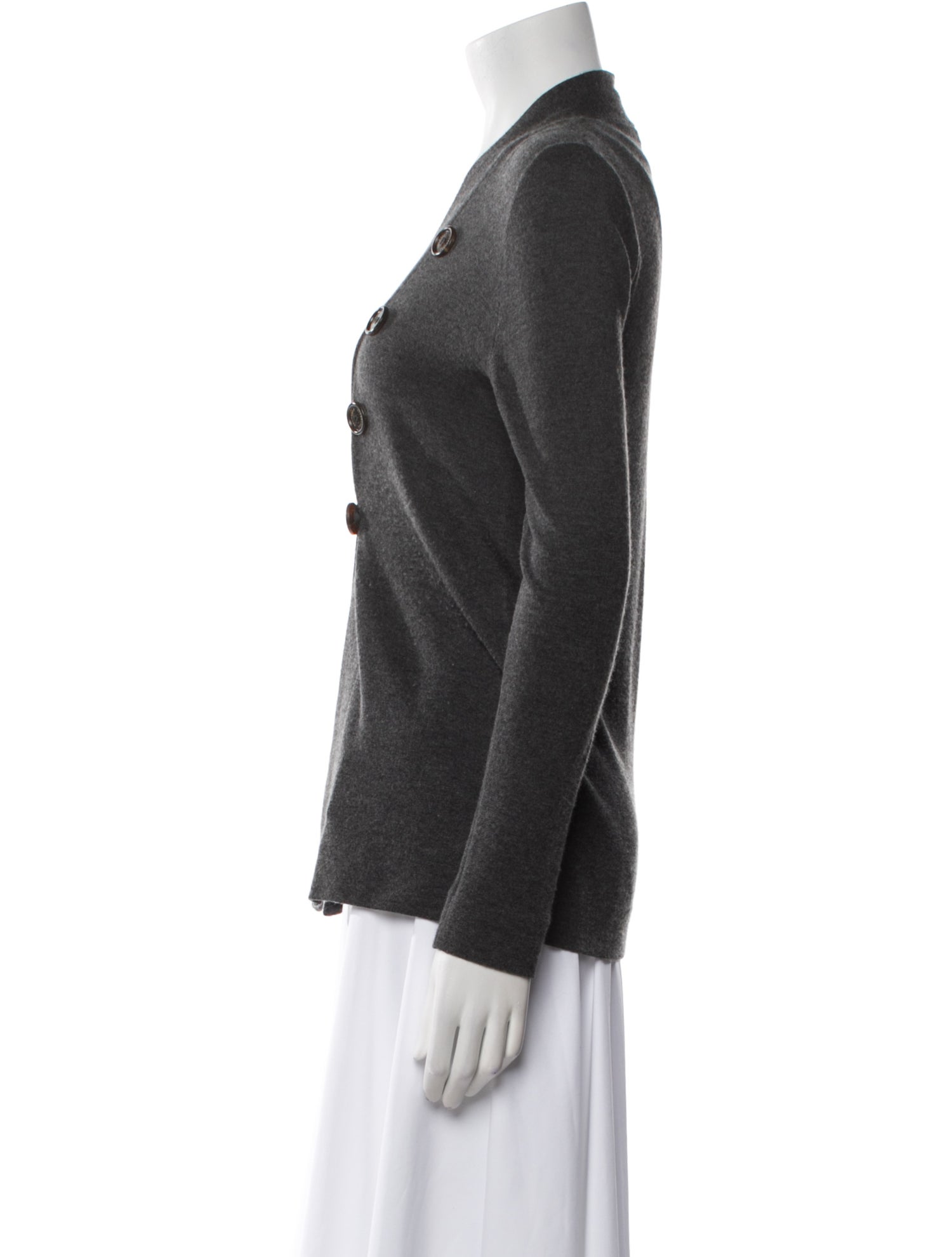 Brunello Cucinelli Cashmere Plunge Neckline Sweater