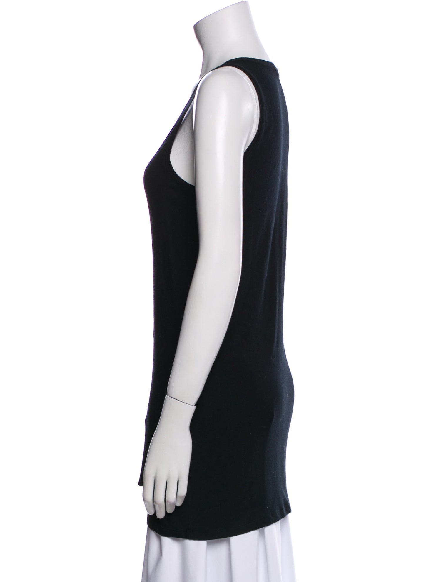 Brunello Cucinelli Scoop Neck Sleeveless Top