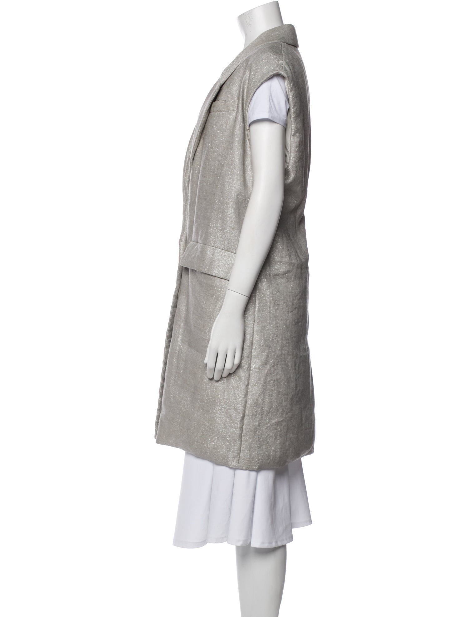 Brunello Cucinelli Linen Vest w/ Tags