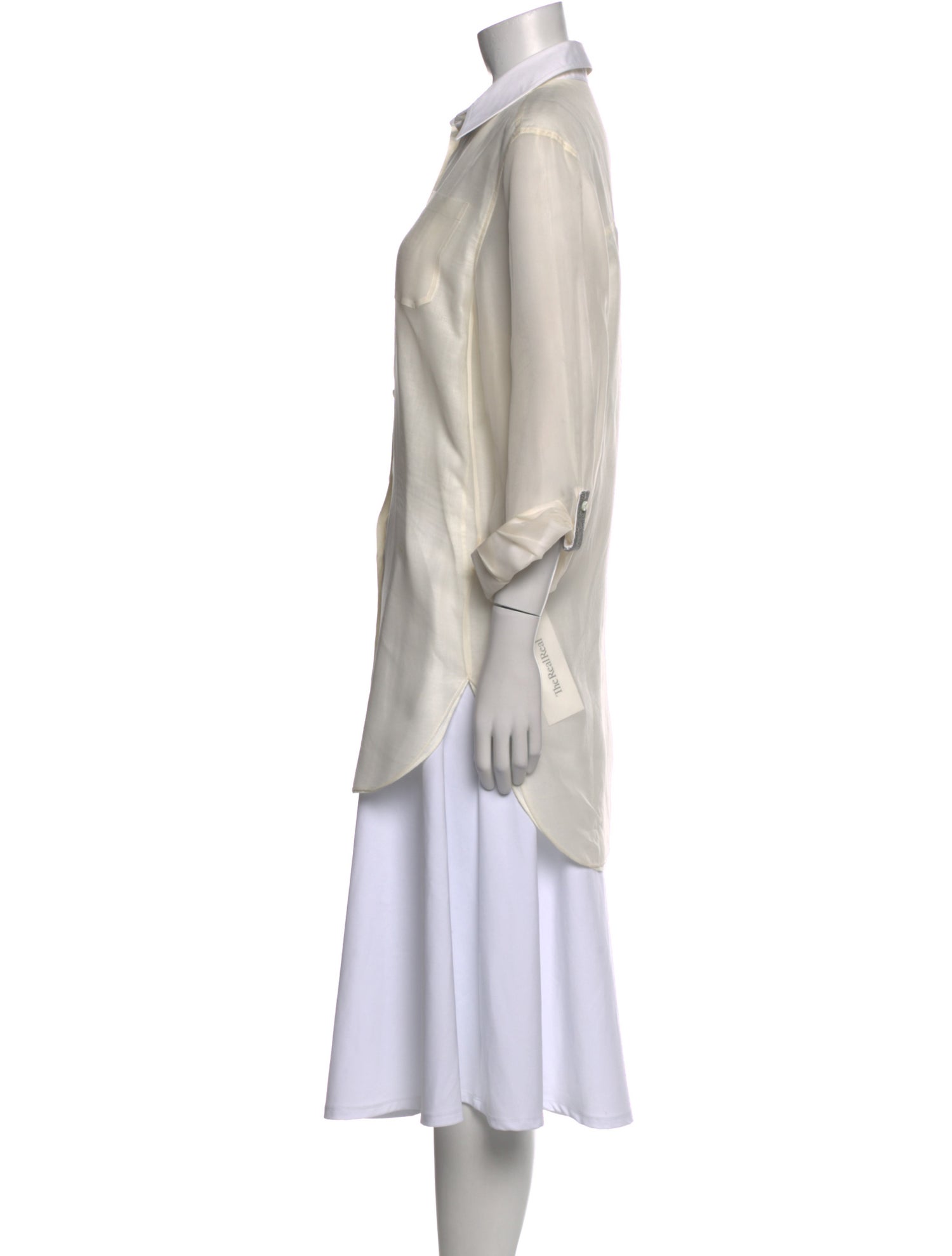 Brunello Cucinelli Silk Long Sleeve Tunic