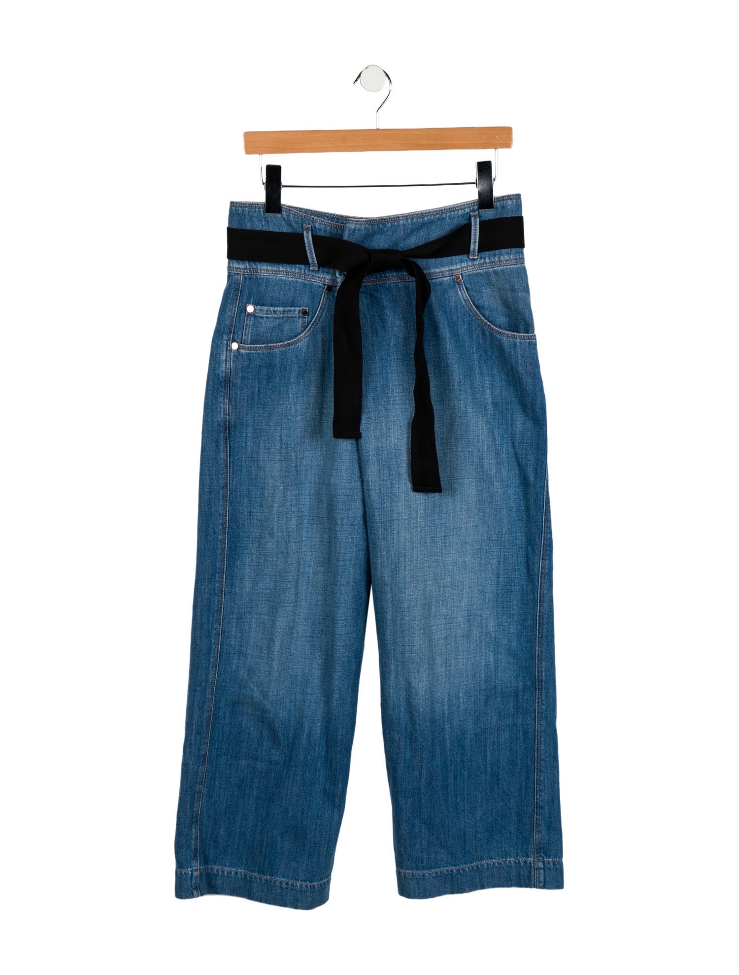 Brunello Cucinelli High-Rise Wide Leg Jeans