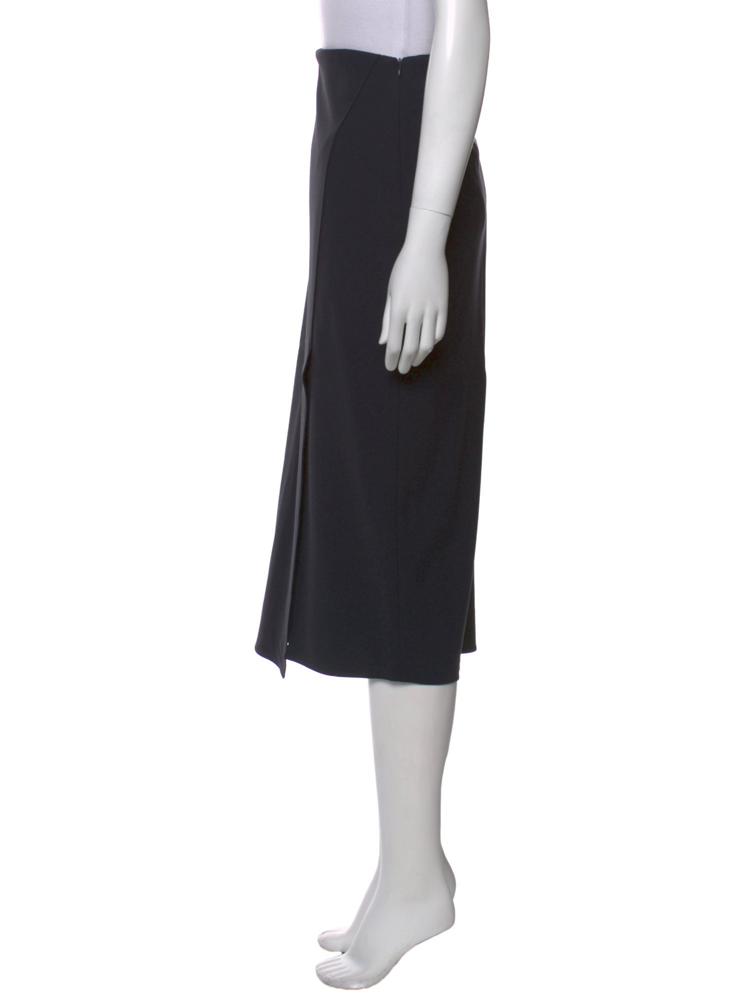 Brunello Cucinelli Pleated Accents Midi Length Skirt