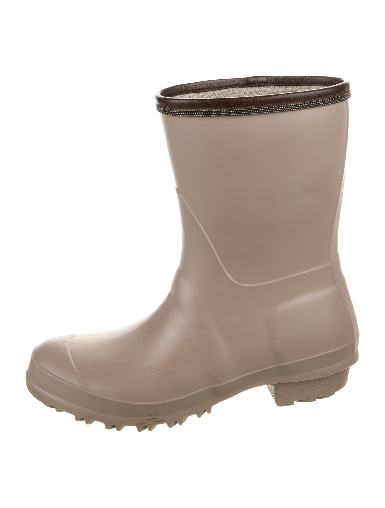 Brunello Cucinelli Monili Rubber Rain Boots