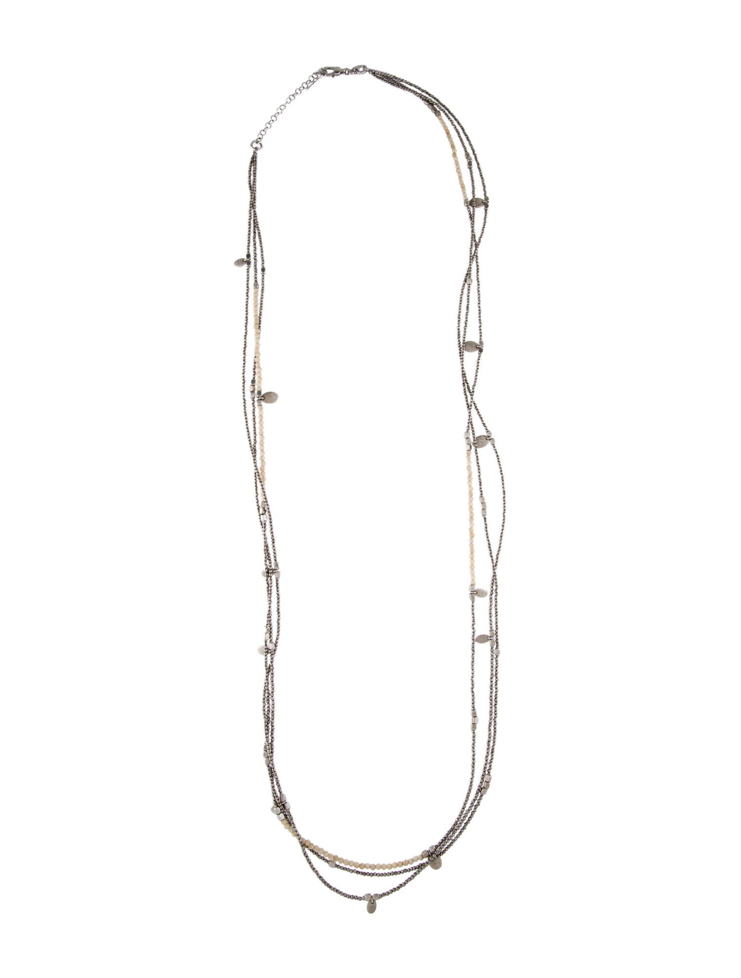 Brunello Cucinelli Beaded Multistrand Convertible Necklace & Wrap Bracelet