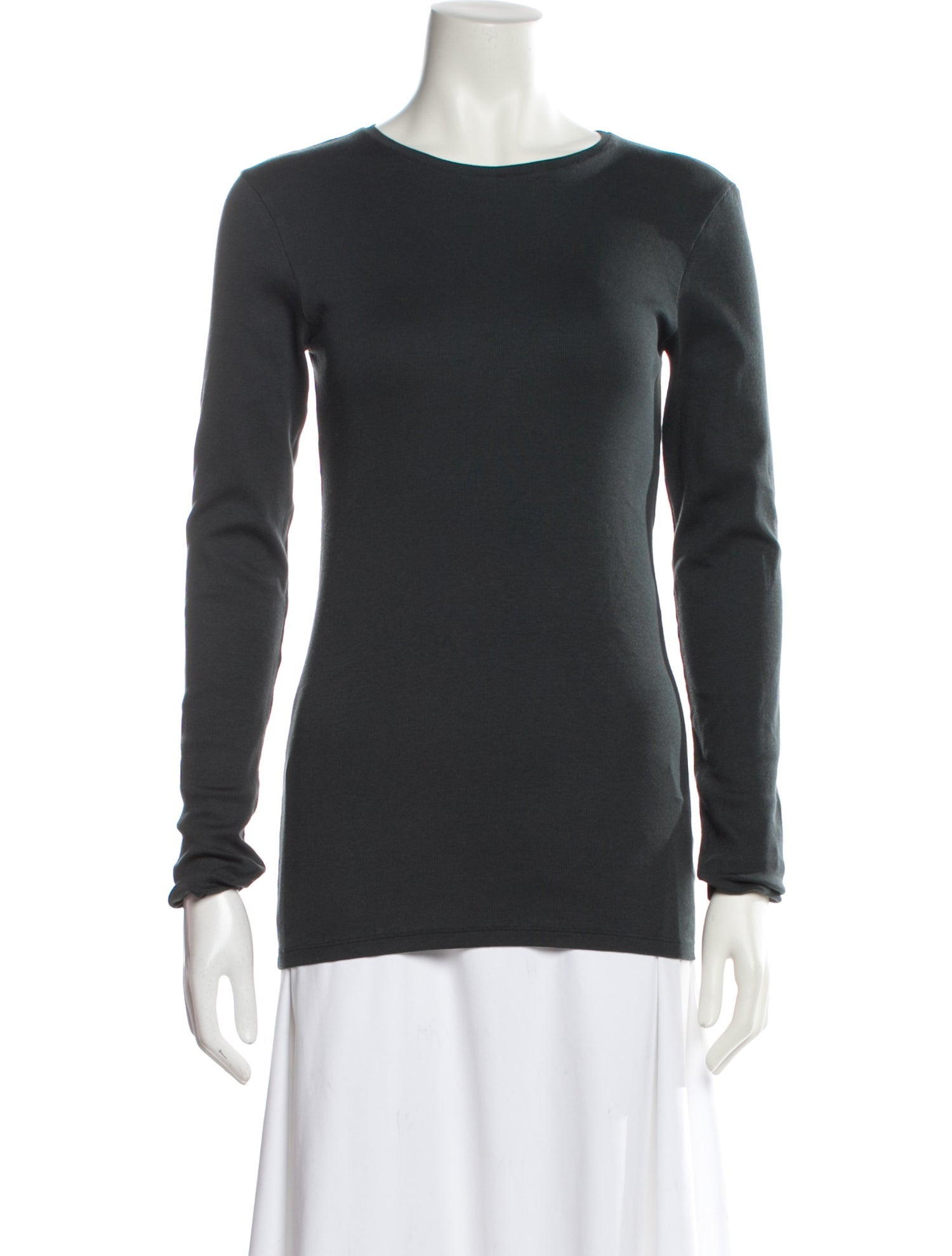 Brunello Cucinelli Crew Neck Long Sleeve Top