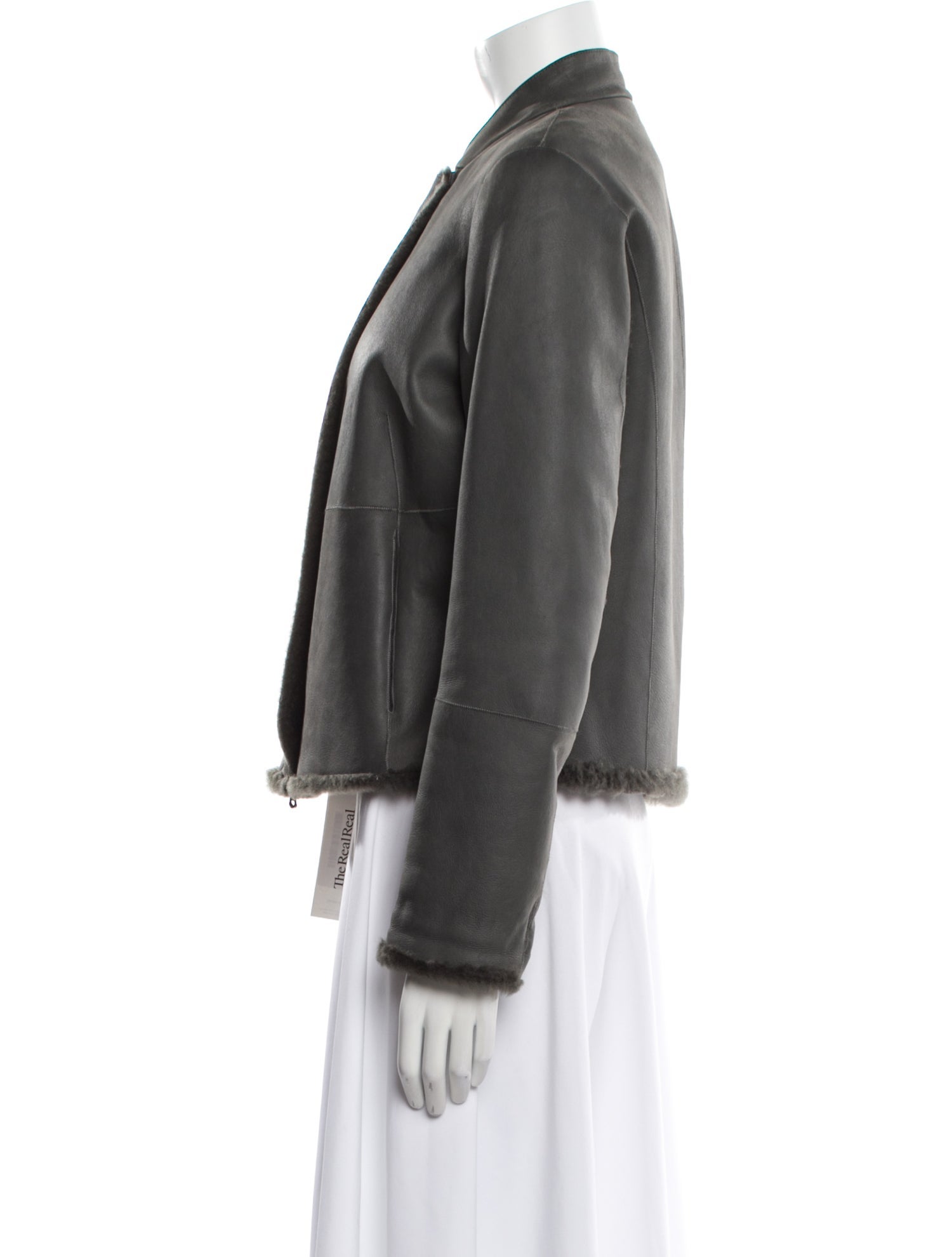 Brunello Cucinelli Silk Biker Jacket