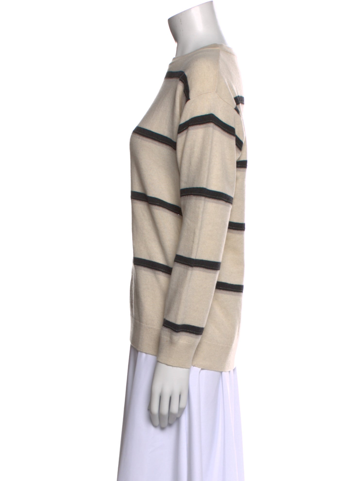 Brunello Cucinelli Cashmere Striped Sweater