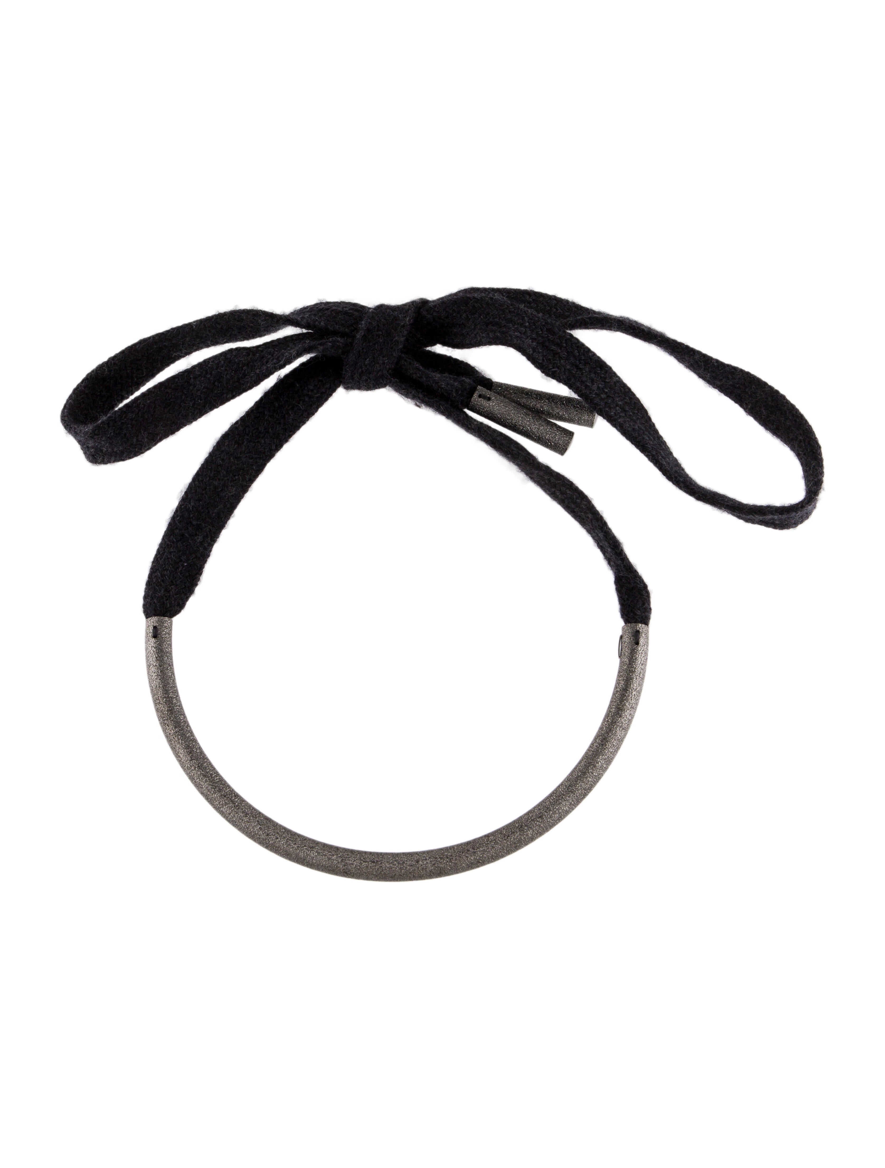 Brunello Cucinelli Tube Collar Necklace