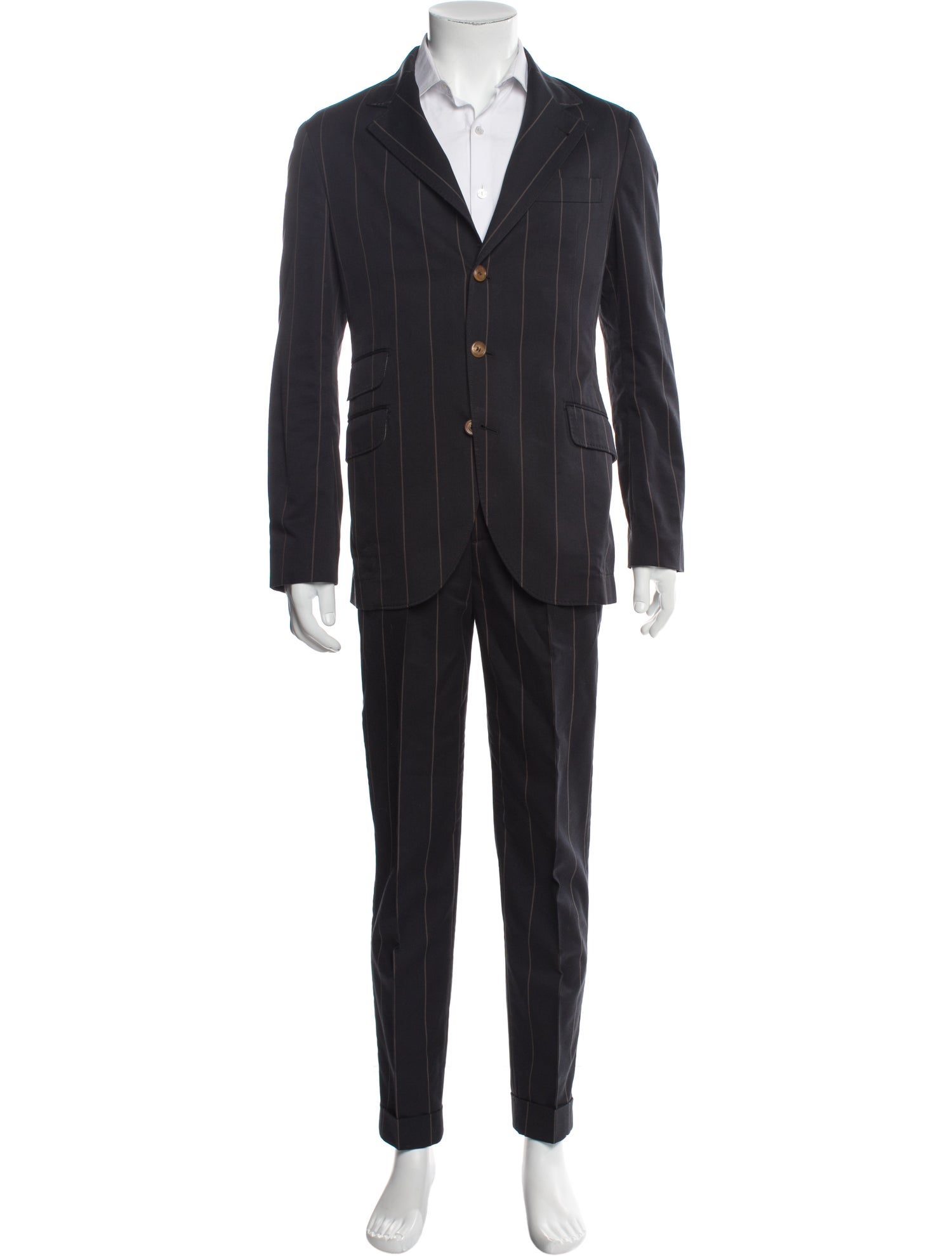 Brunello Cucinelli Striped Two-Piece Suit