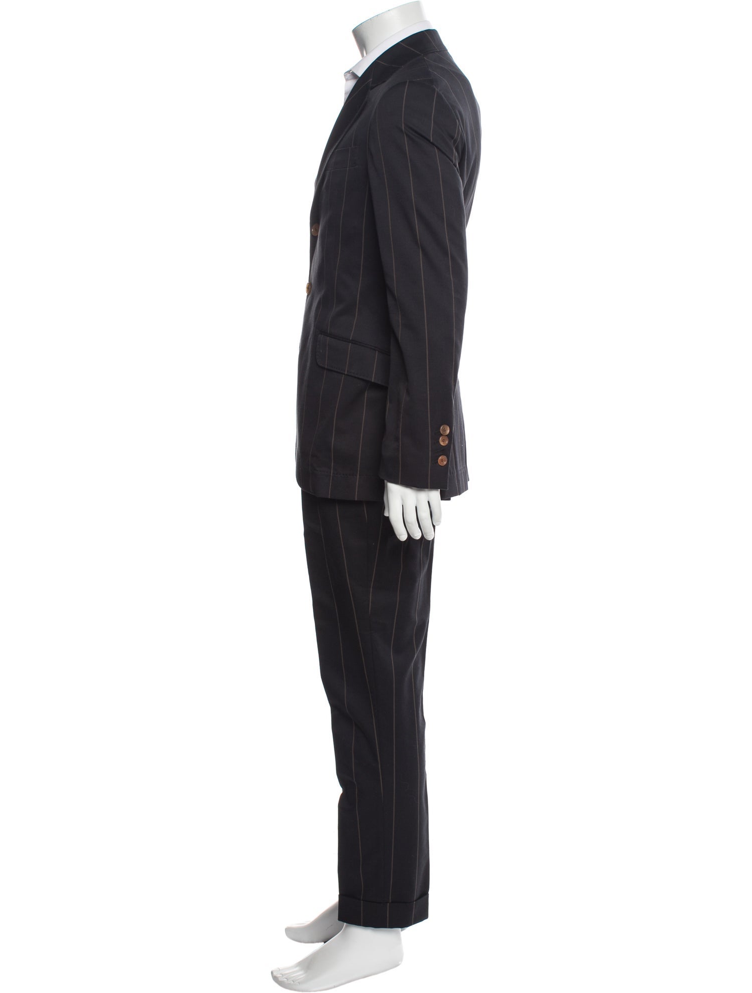 Brunello Cucinelli Striped Two-Piece Suit