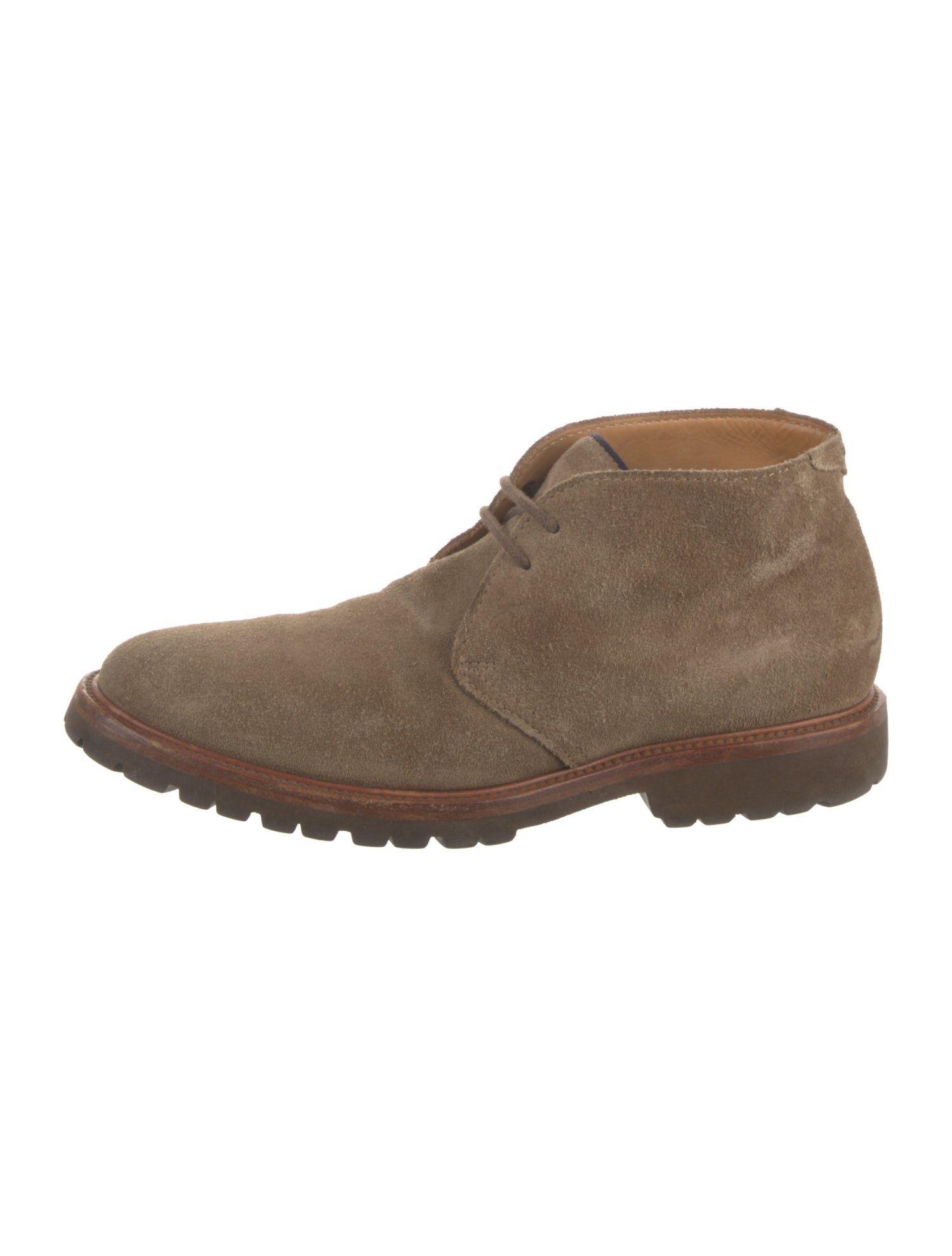 Brunello Cucinelli Suede Lace-Up Boots