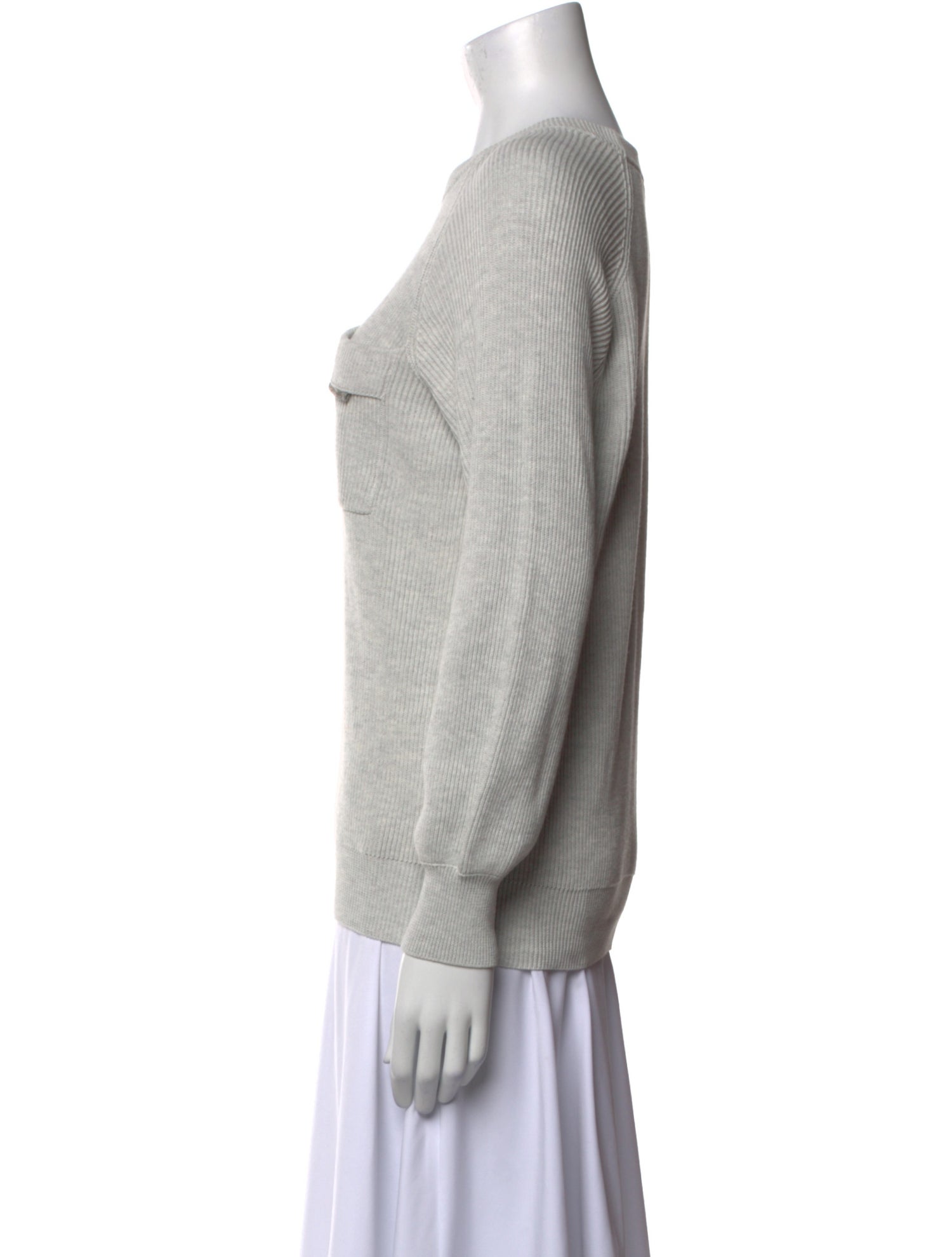 Brunello Cucinelli Crew Neck Long Sleeve Sweatshirt