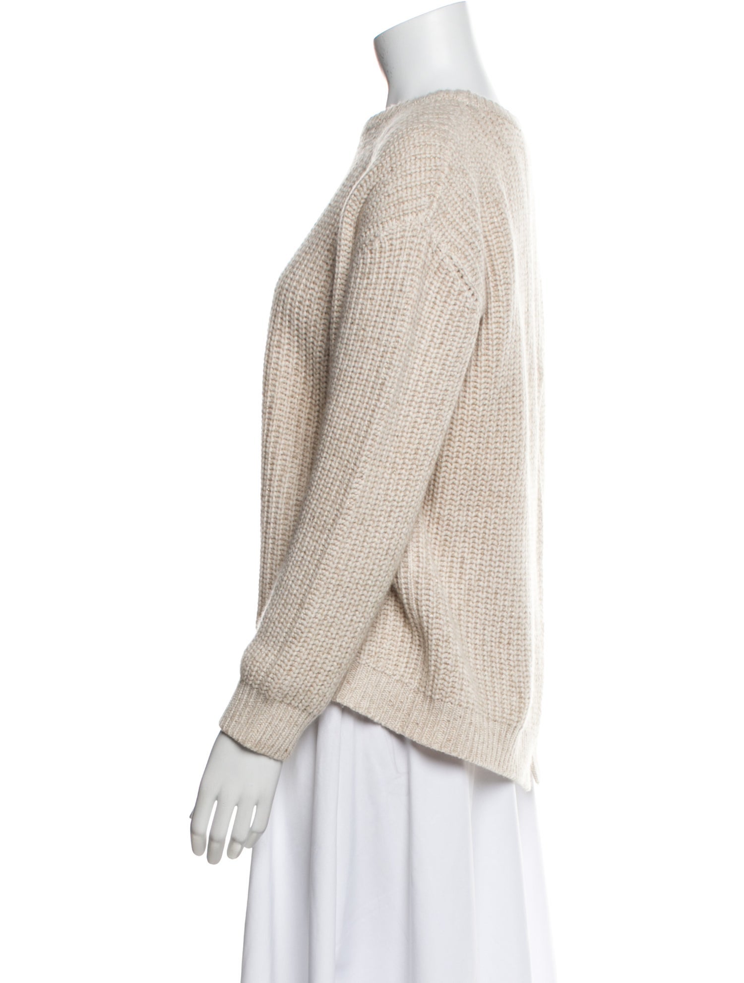 Brunello Cucinelli Cashmere Bateau Neckline Sweater
