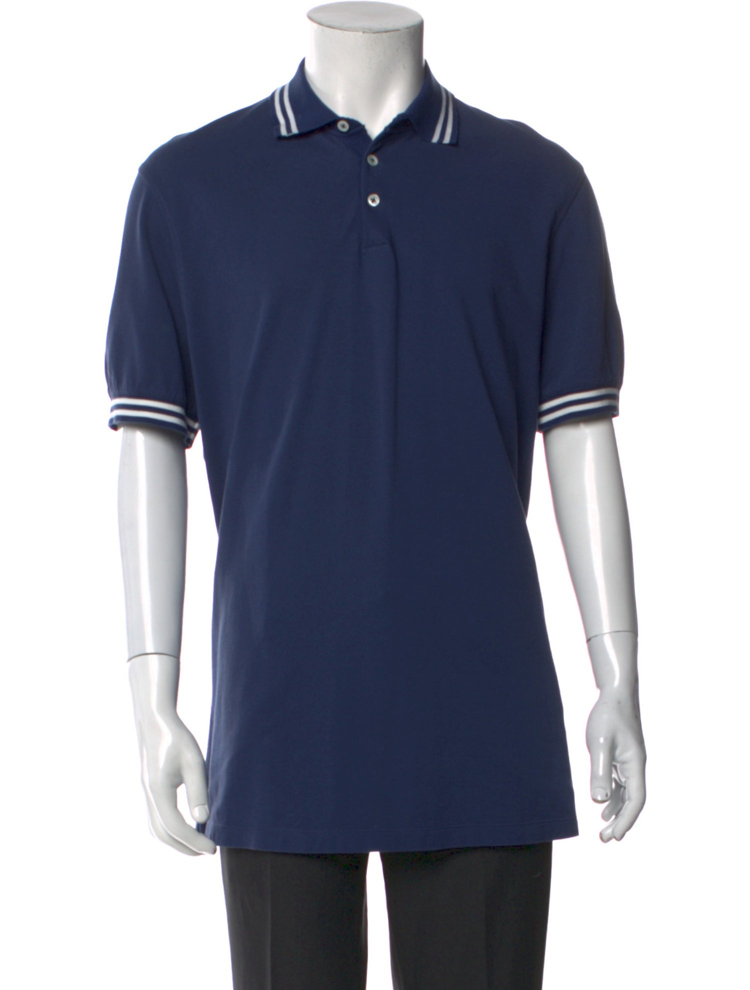 Brunello Cucinelli Collar Short Sleeve Polo Shirt