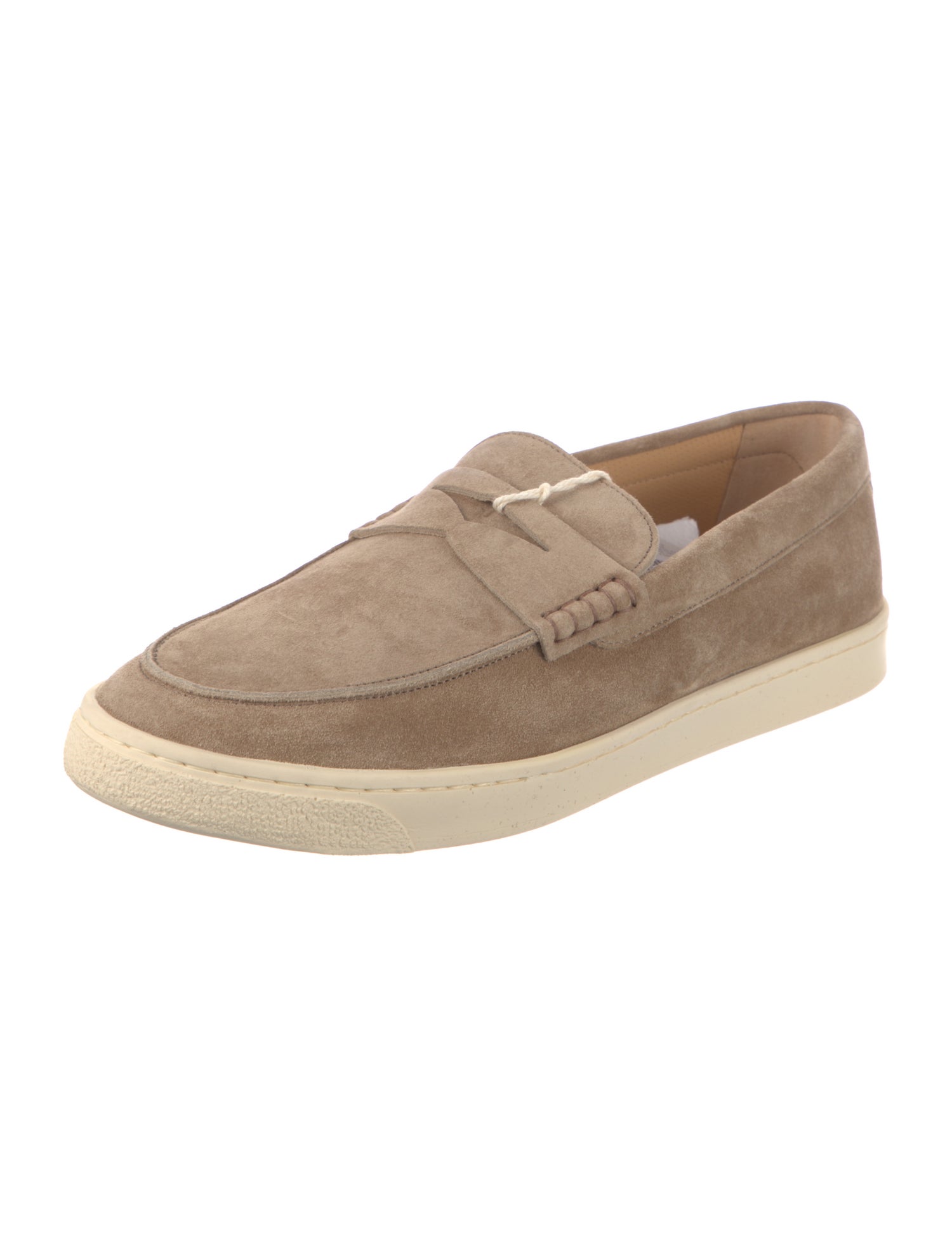 Brunello Cucinelli Suede Boat Shoes w/ Tags