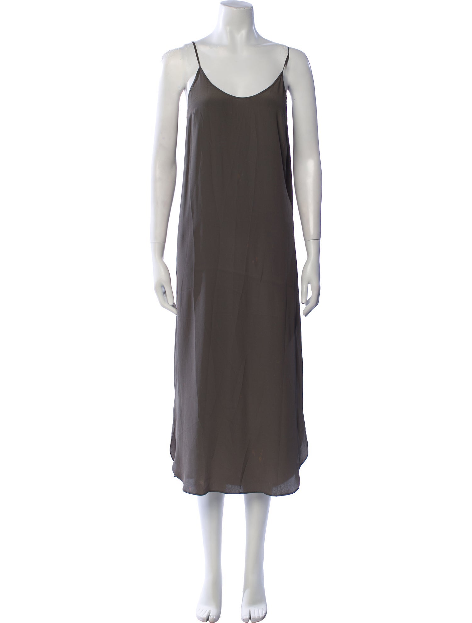 Brunello Cucinelli Silk Midi Length Dress