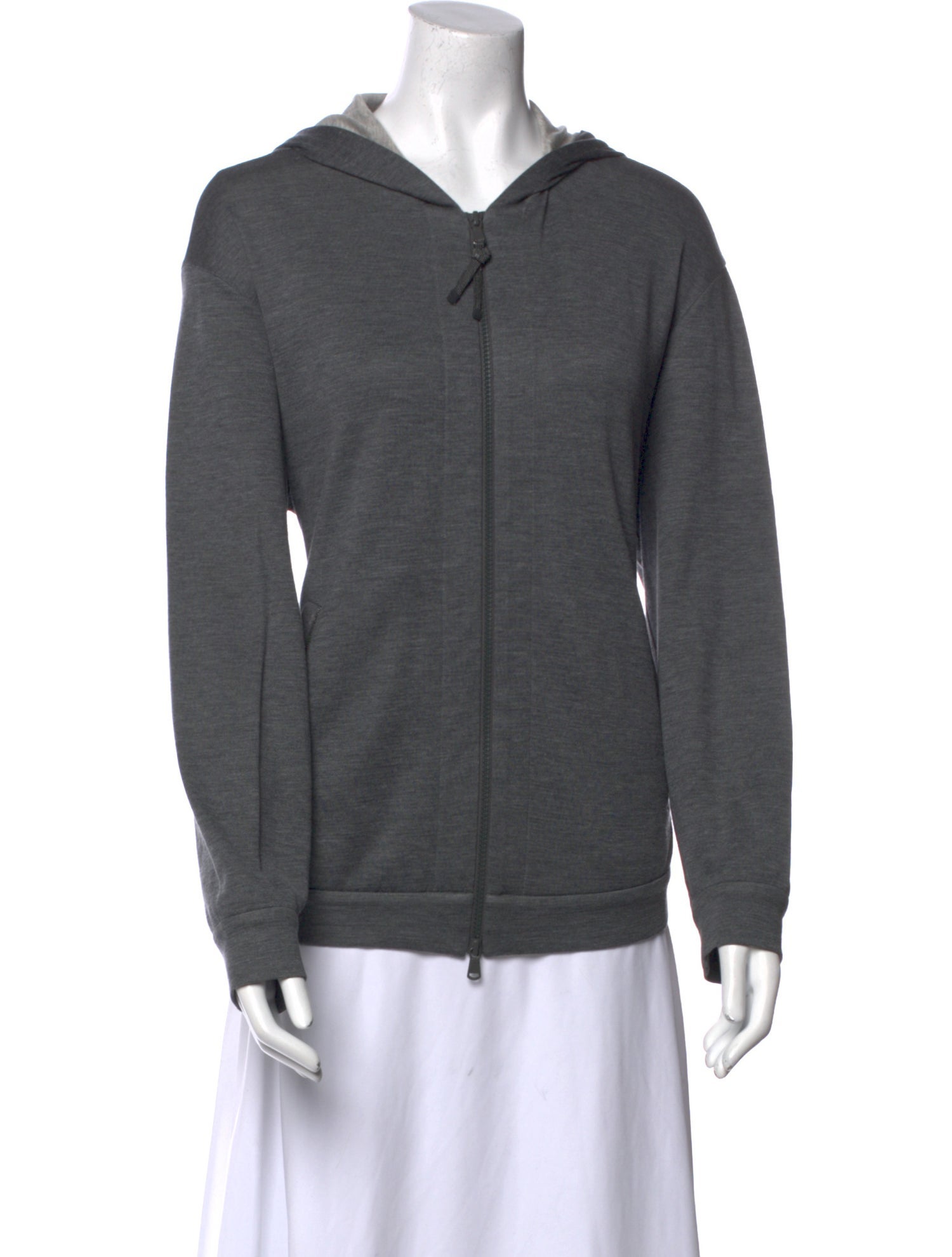 Brunello Cucinelli V-Neck Long Sleeve Sweatshirt