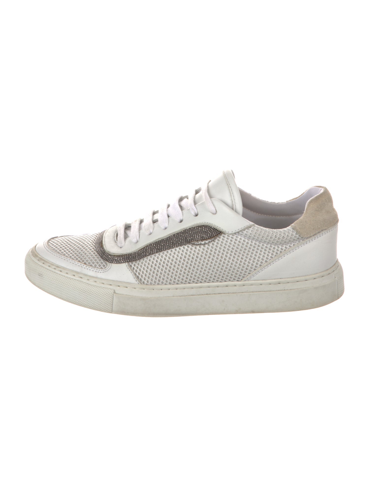 Brunello Cucinelli Monili Leather Sneakers