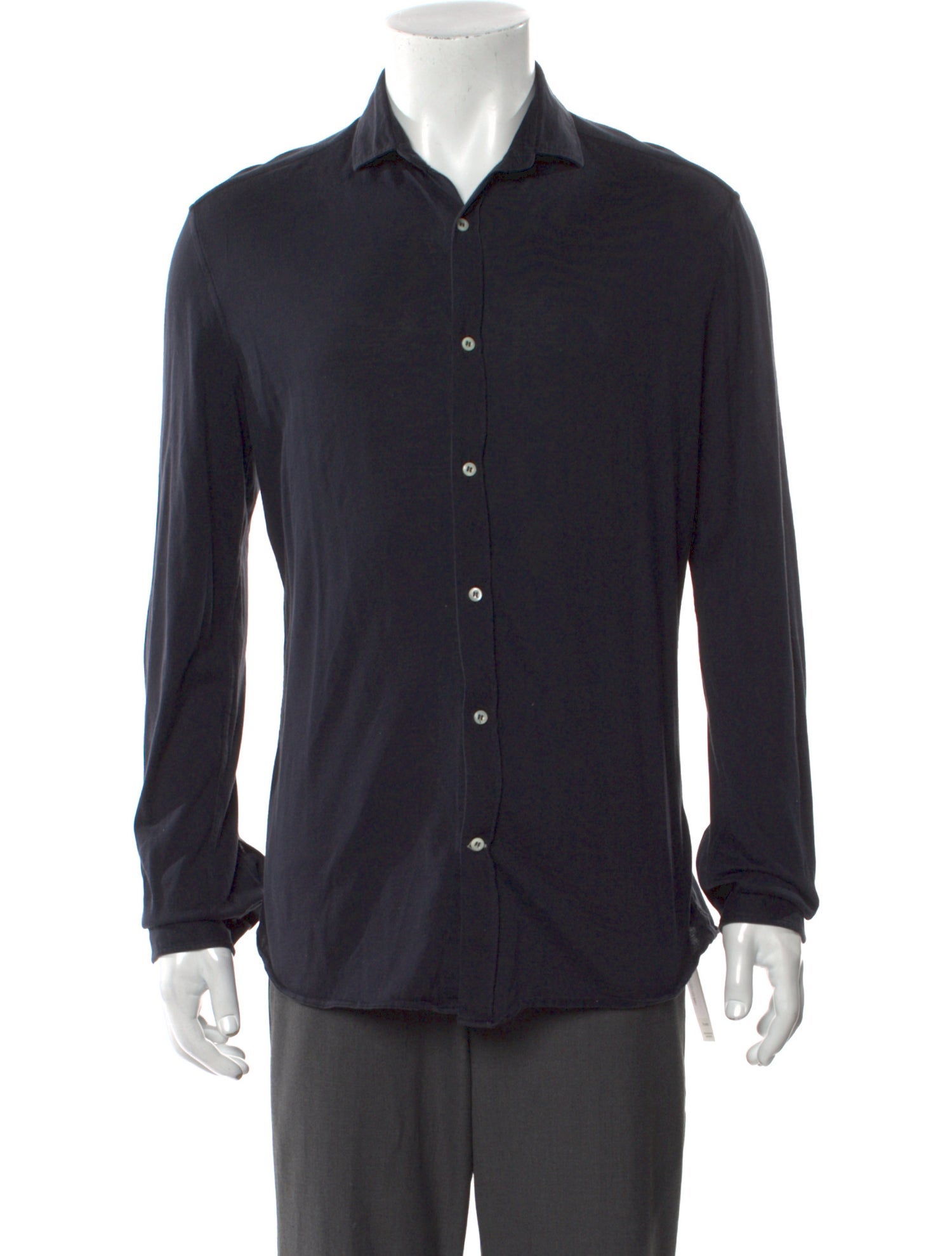 Brunello Cucinelli Silk Long Sleeve Shirt