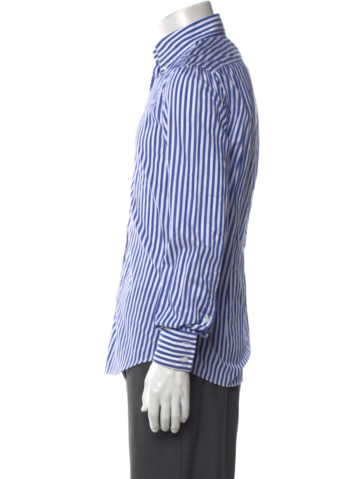 Brunello Cucinelli Striped Long Sleeve Shirt