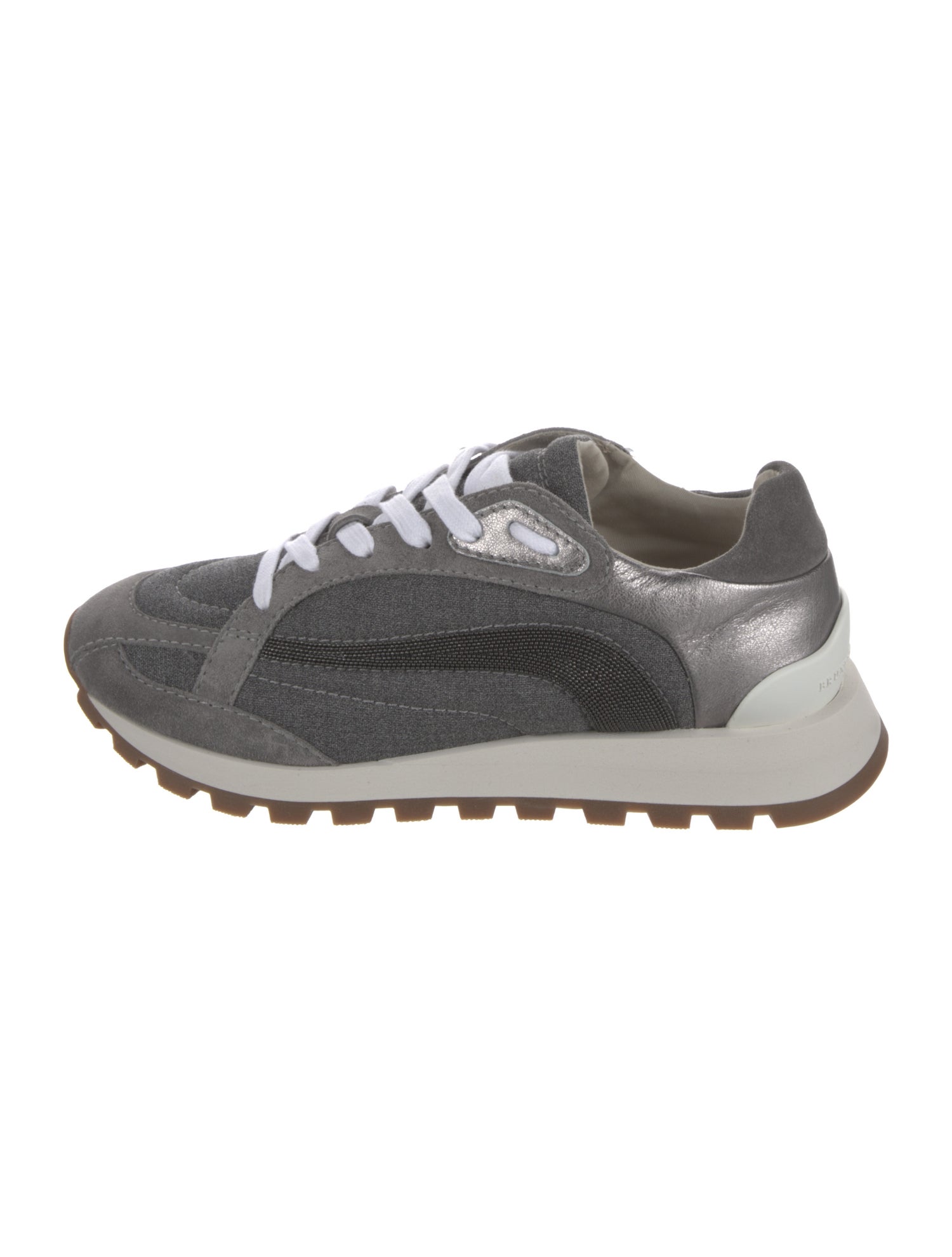 Brunello Cucinelli Beaded Accents Athletic Sneakers