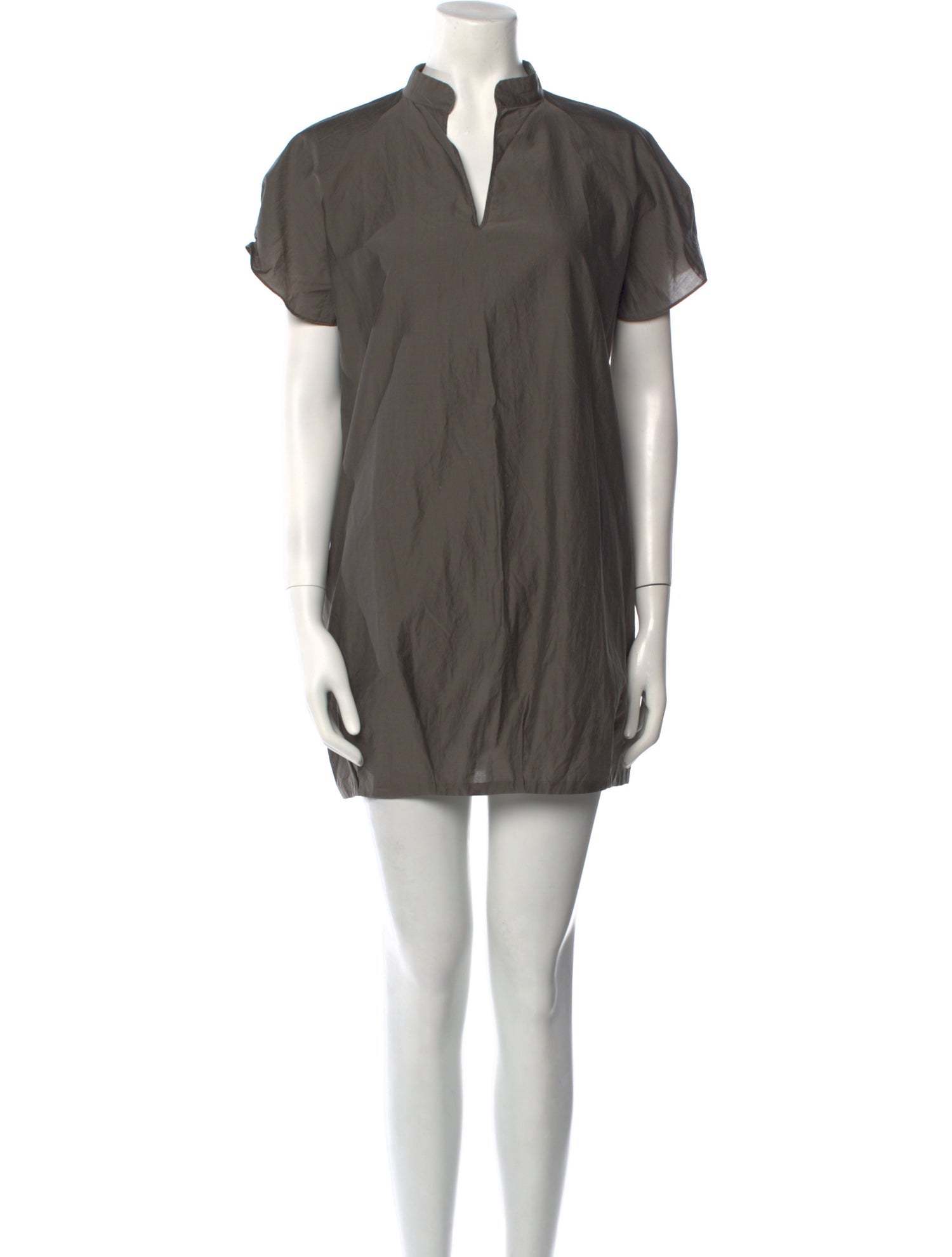 Brunello Cucinelli Mock Neck Mini Dress