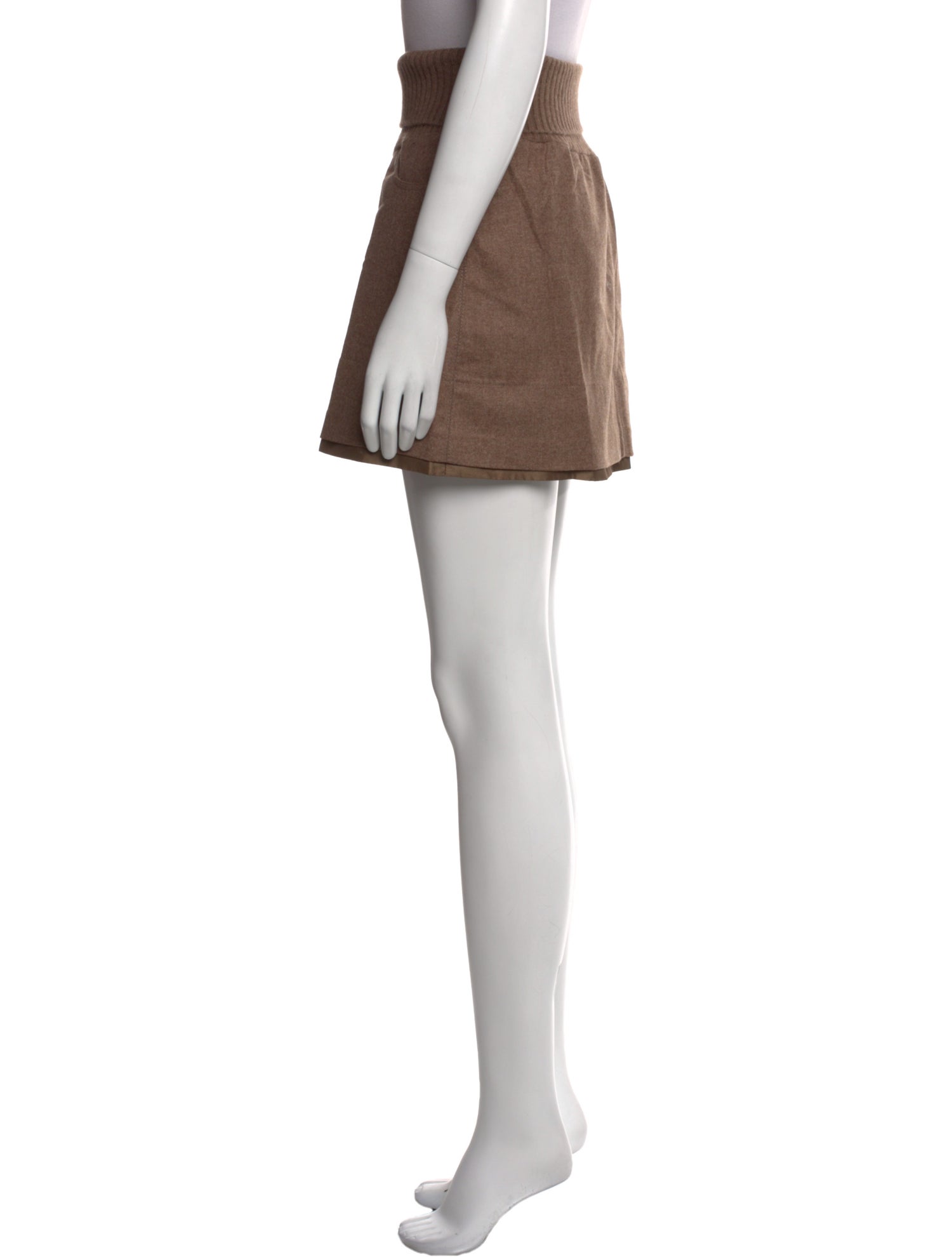 Brunello Cucinelli Wool Mini Skirt