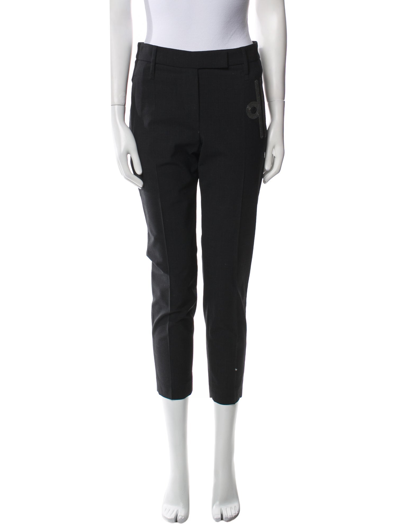 Brunello Cucinelli Virgin Wool Skinny Leg Pants