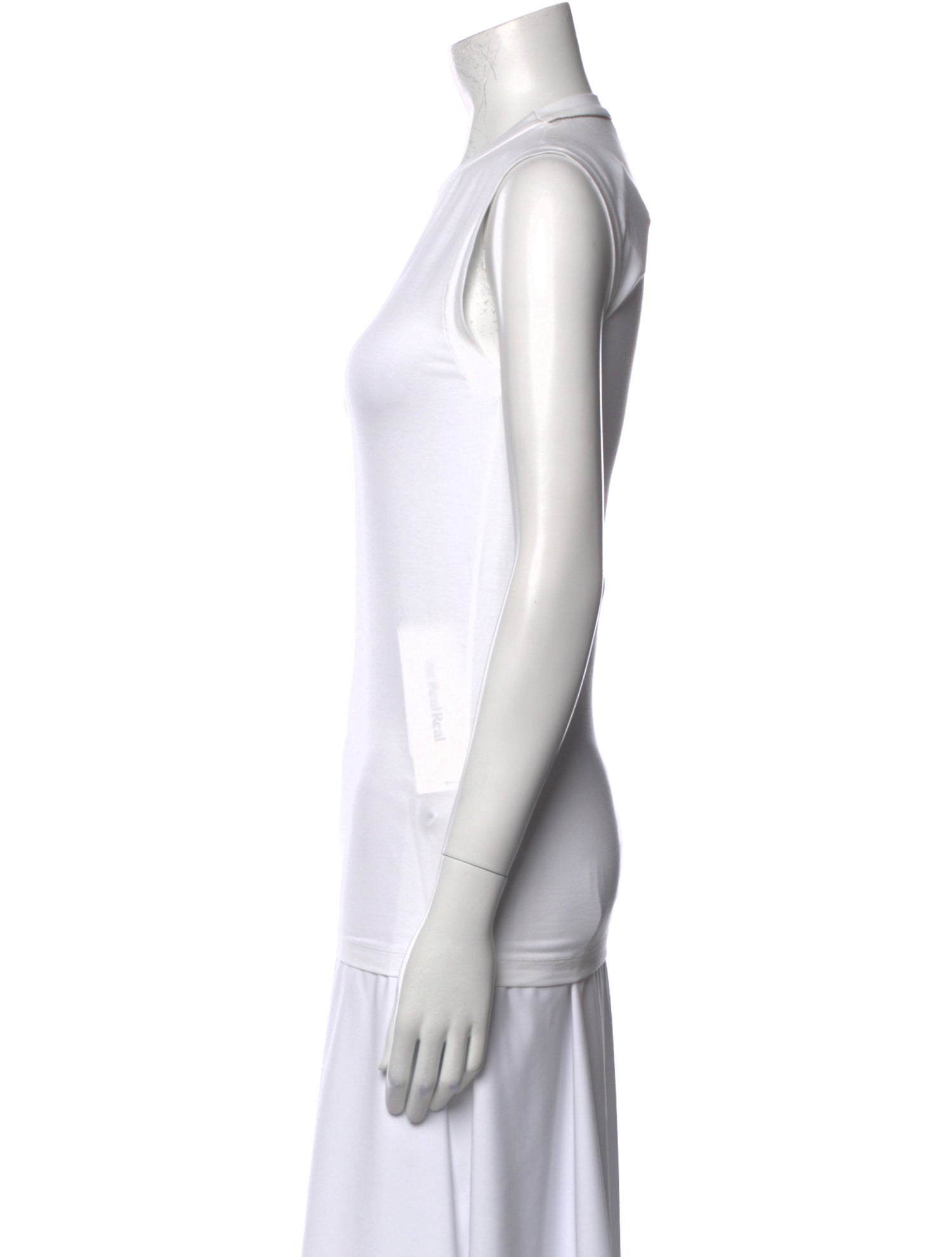 Brunello Cucinelli Crew Neck Sleeveless Top