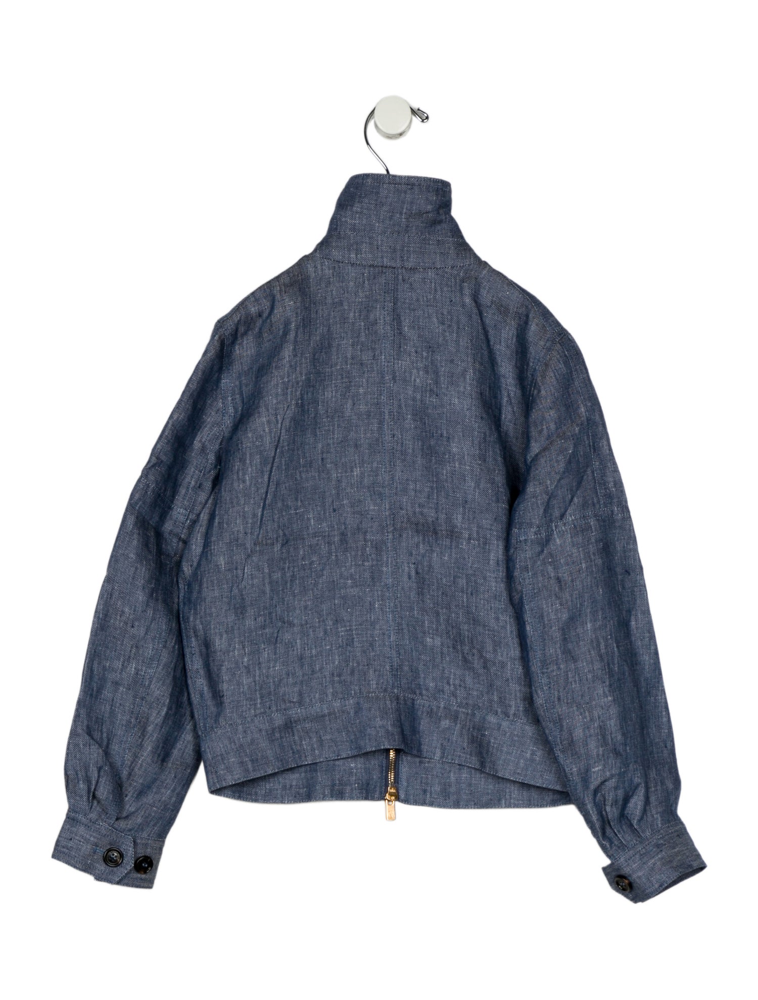 Brunello Cucinelli Boys' Linen Long Sleeve Jacket