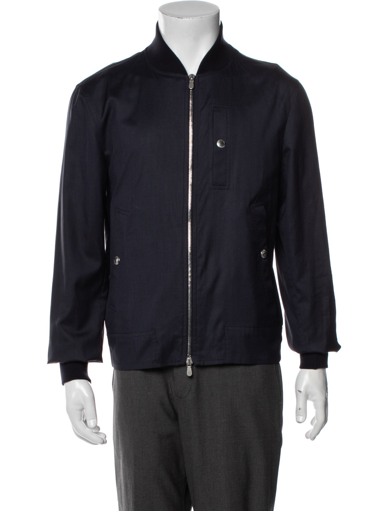 Brunello Cucinelli Virgin Wool Bomber Jacket