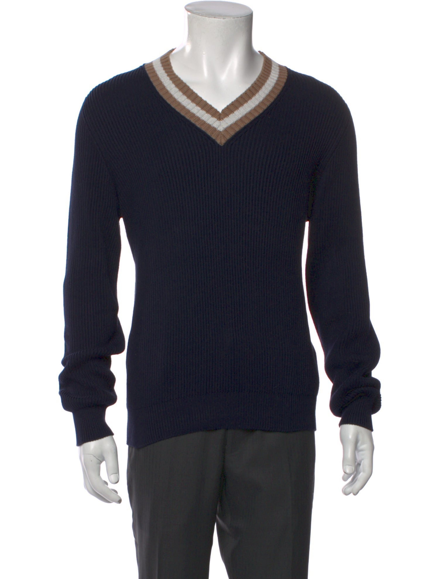 Brunello Cucinelli Monili V-Neck Pullover
