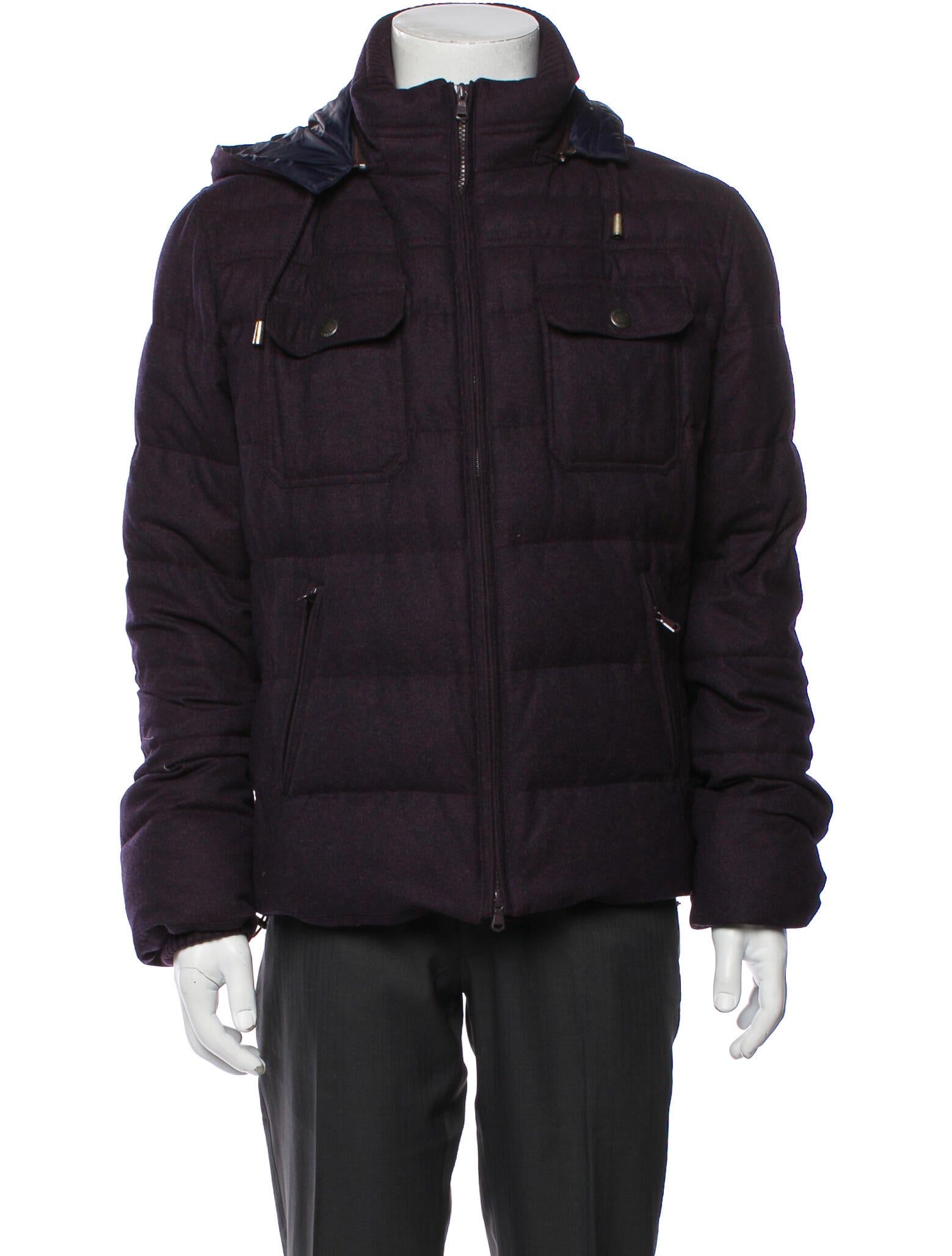 Brunello Cucinelli Wool Puffer Coat