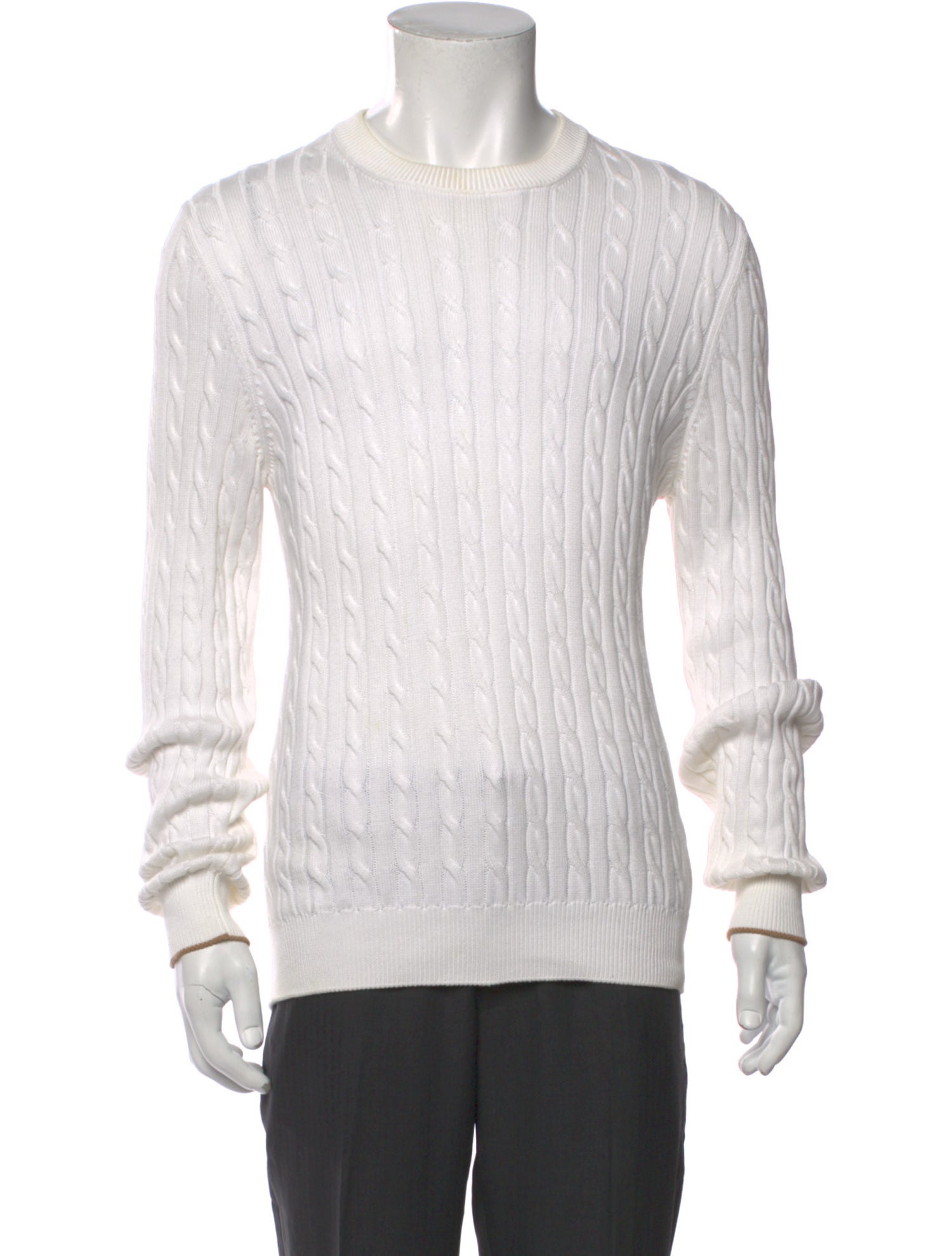 Brunello Cucinelli Crew Neck Long Sleeve Pullover