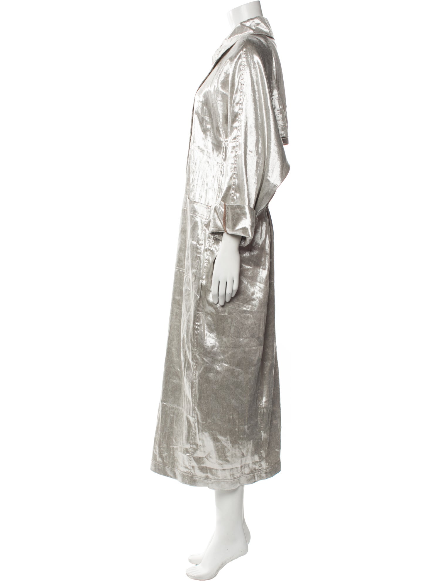 Brunello Cucinelli Linen Trench Coat w/ Tags