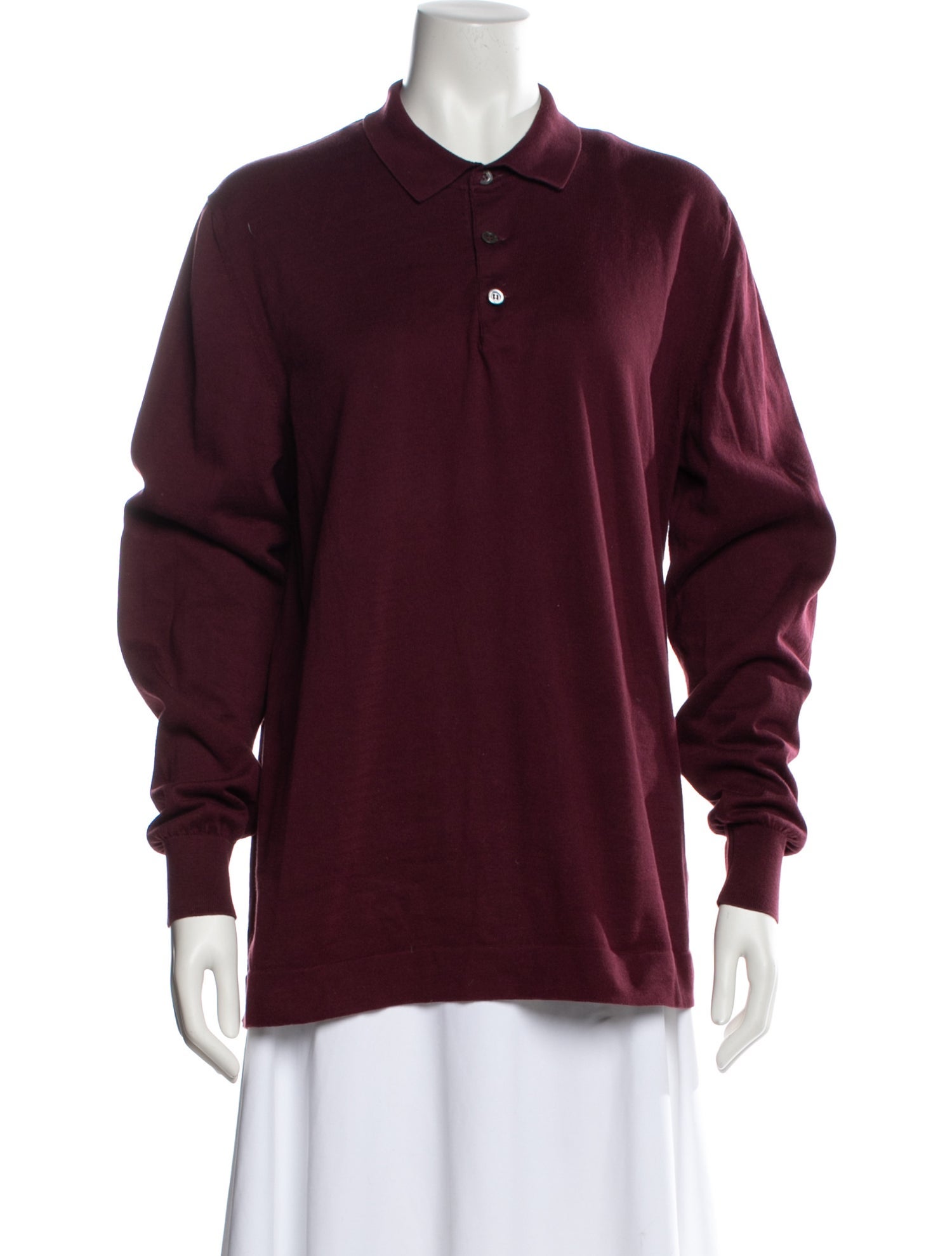 Brunello Cucinelli Mock Neck Long Sleeve Sweatshirt