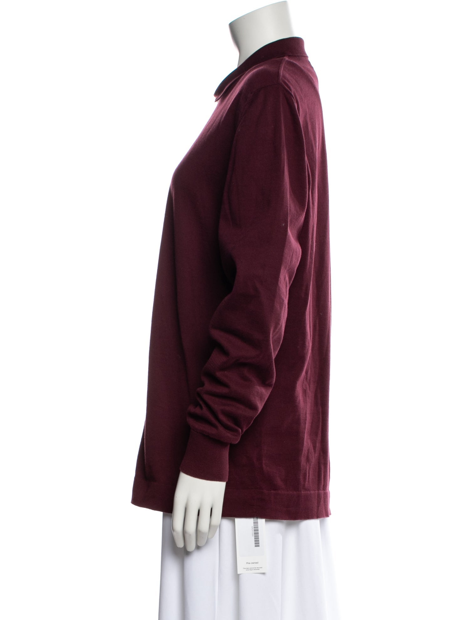 Brunello Cucinelli Mock Neck Long Sleeve Sweatshirt
