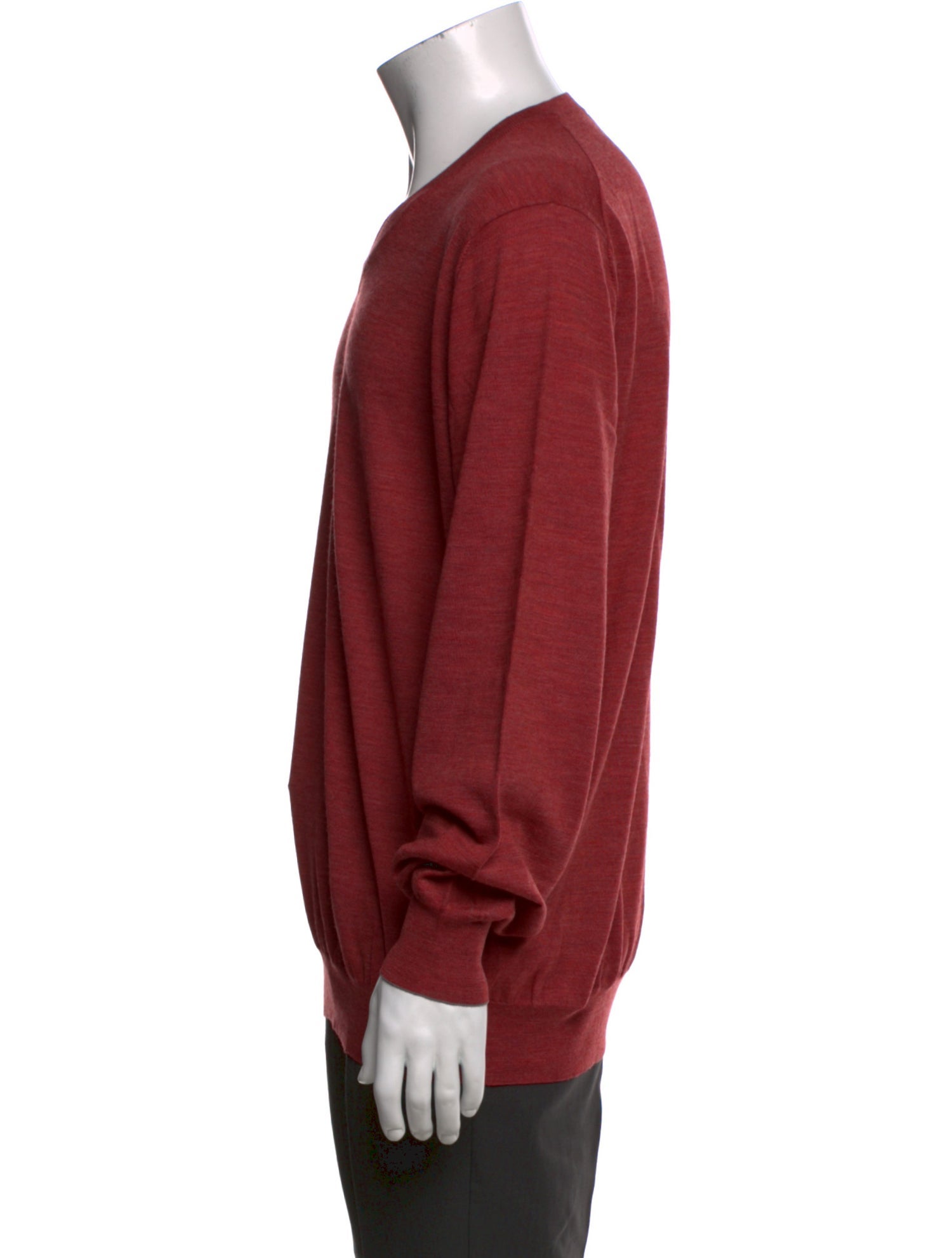 Brunello Cucinelli Wool V-Neck Pullover