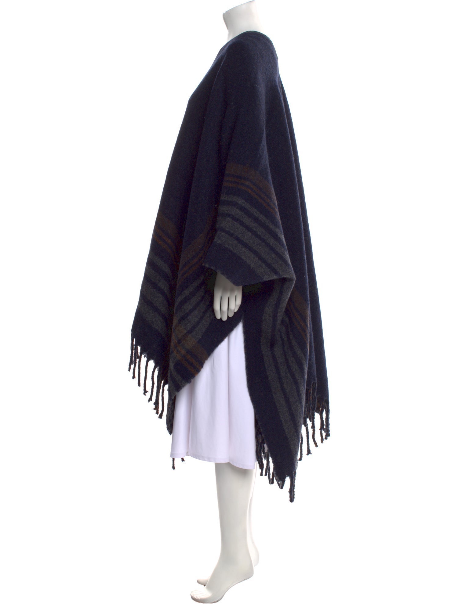 Brunello Cucinelli Striped V-Neck Sweater w/ Tags