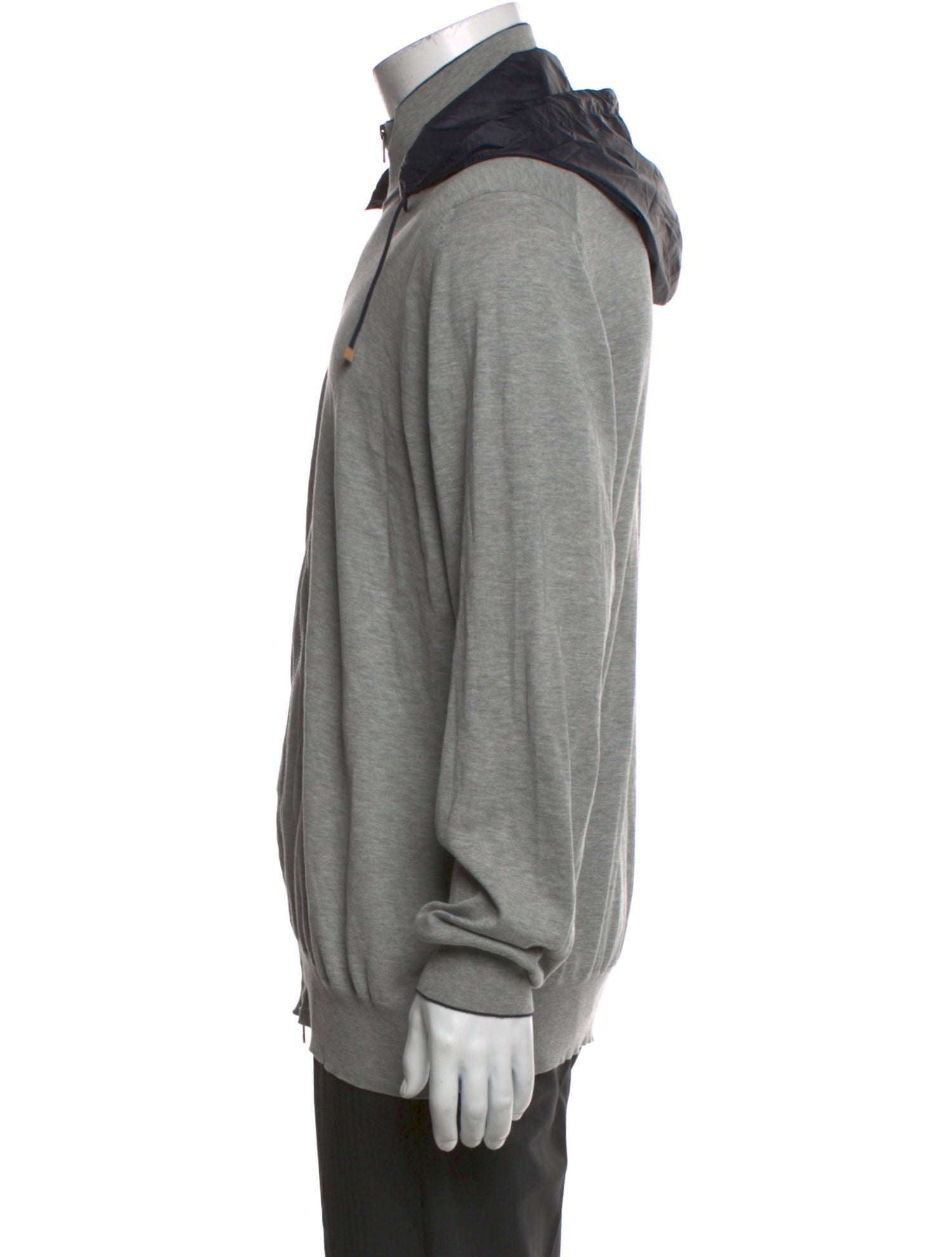 Brunello Cucinelli Mock Neck Long Sleeve Cardigan