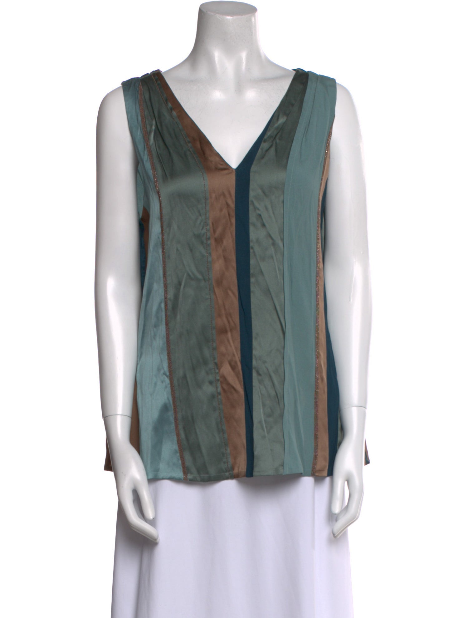 Brunello Cucinelli Silk Printed Blouse