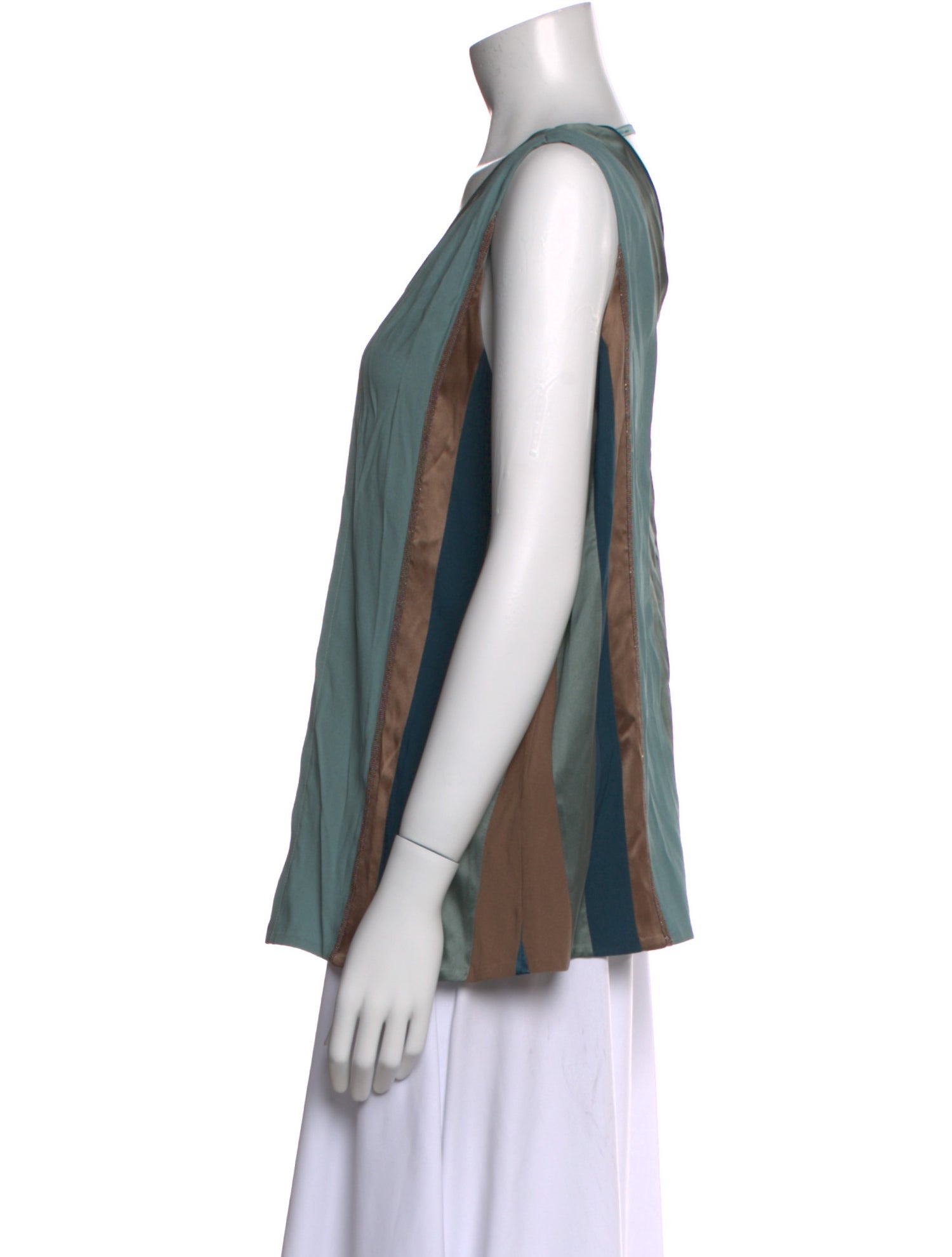 Brunello Cucinelli Silk Printed Blouse