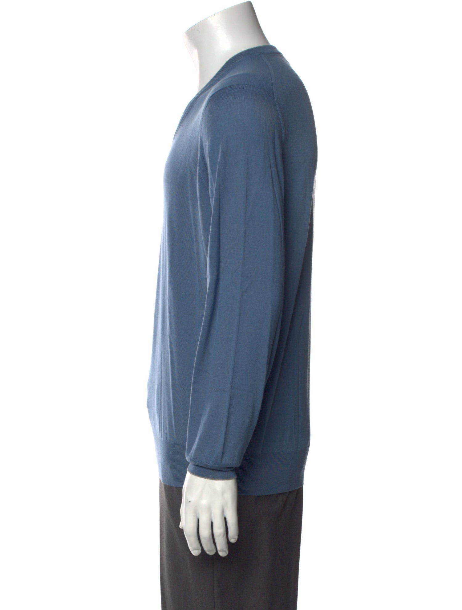 Brunello Cucinelli Virgin Wool V-Neck Pullover