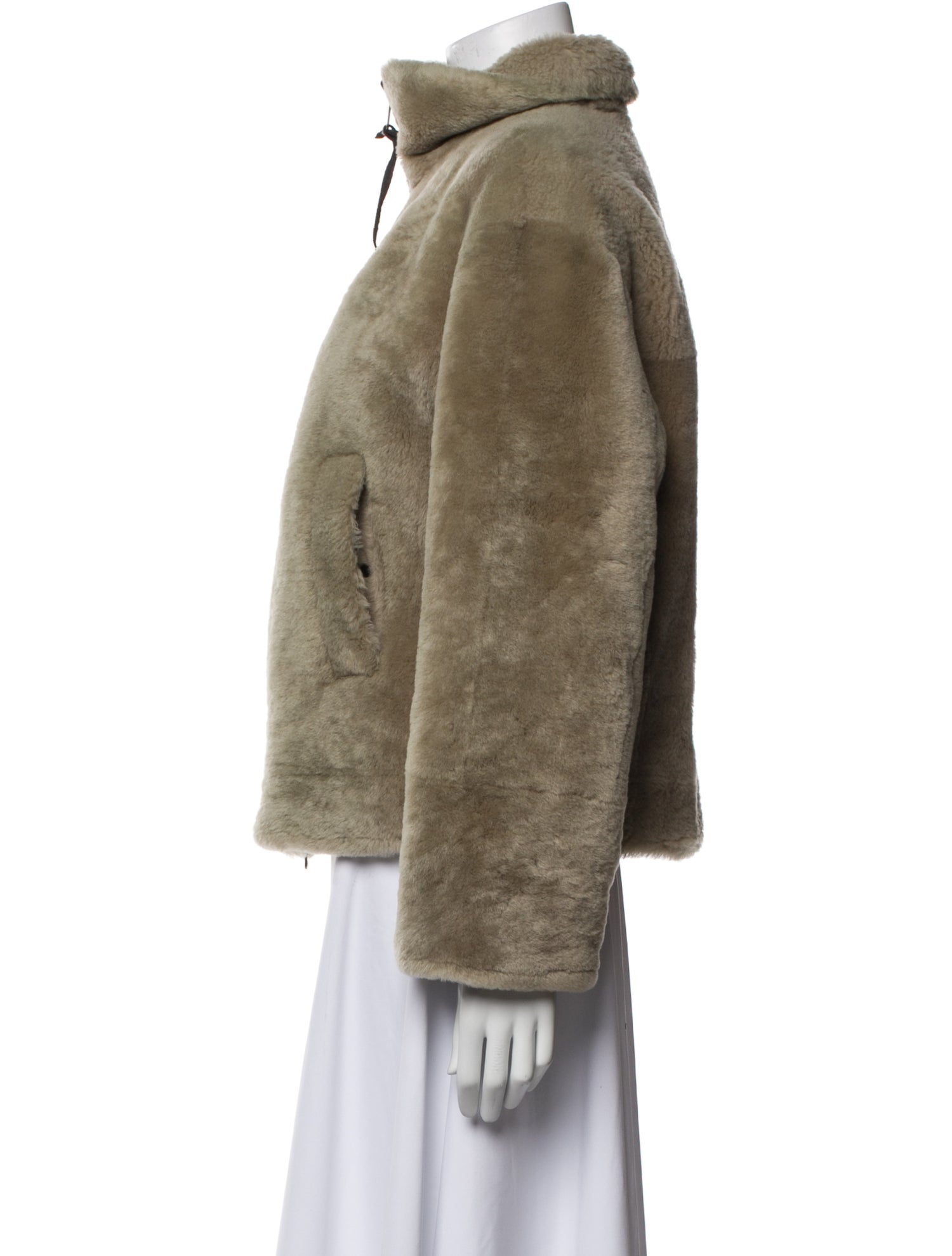 Brunello Cucinelli Faux Fur Coat