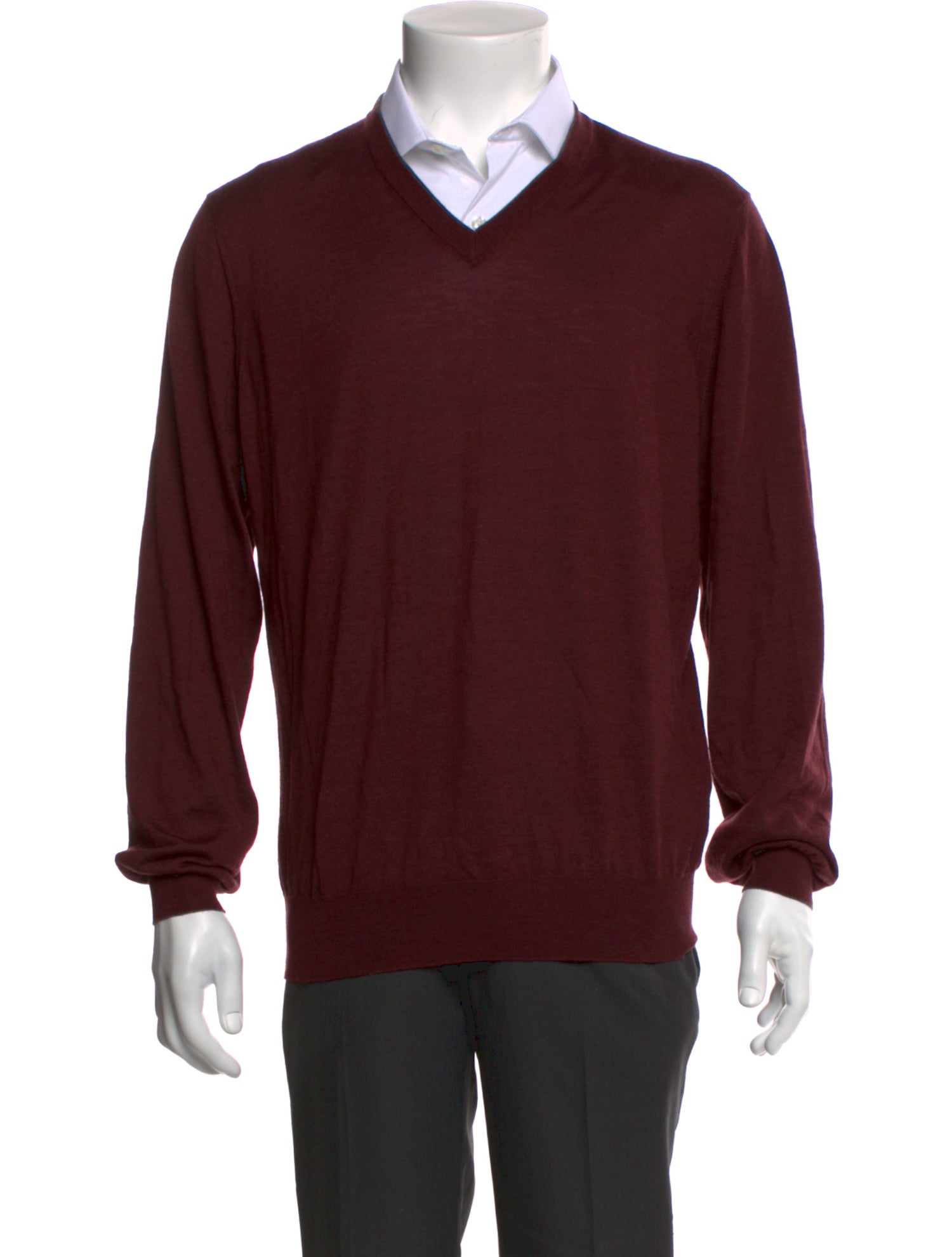 Brunello Cucinelli Wool V-Neck Pullover