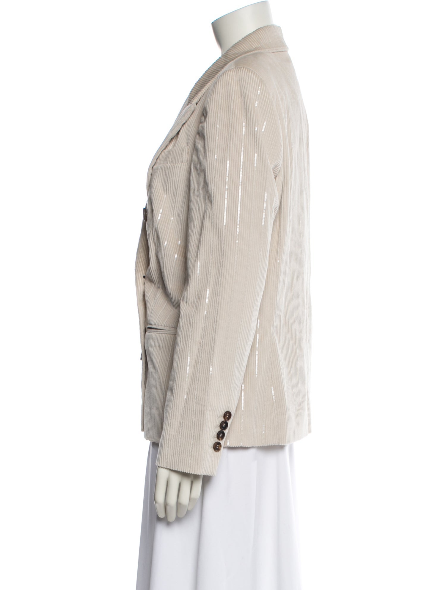 Brunello Cucinelli Striped Blazer w/ Tags