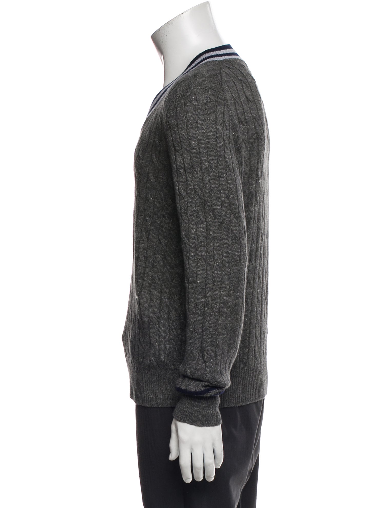 Brunello Cucinelli Linen V-Neck Pullover