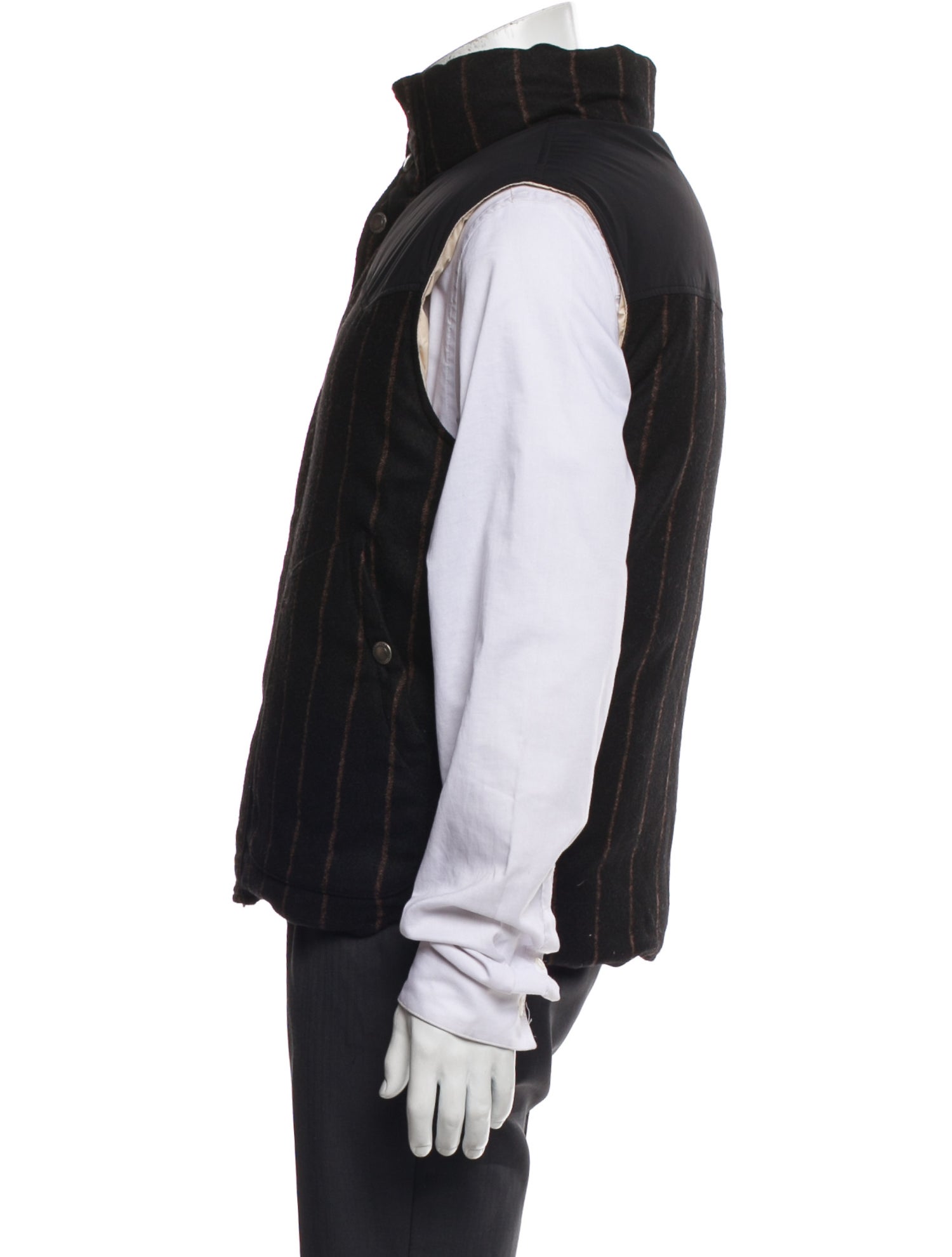 Brunello Cucinelli Alpaca Striped Vest