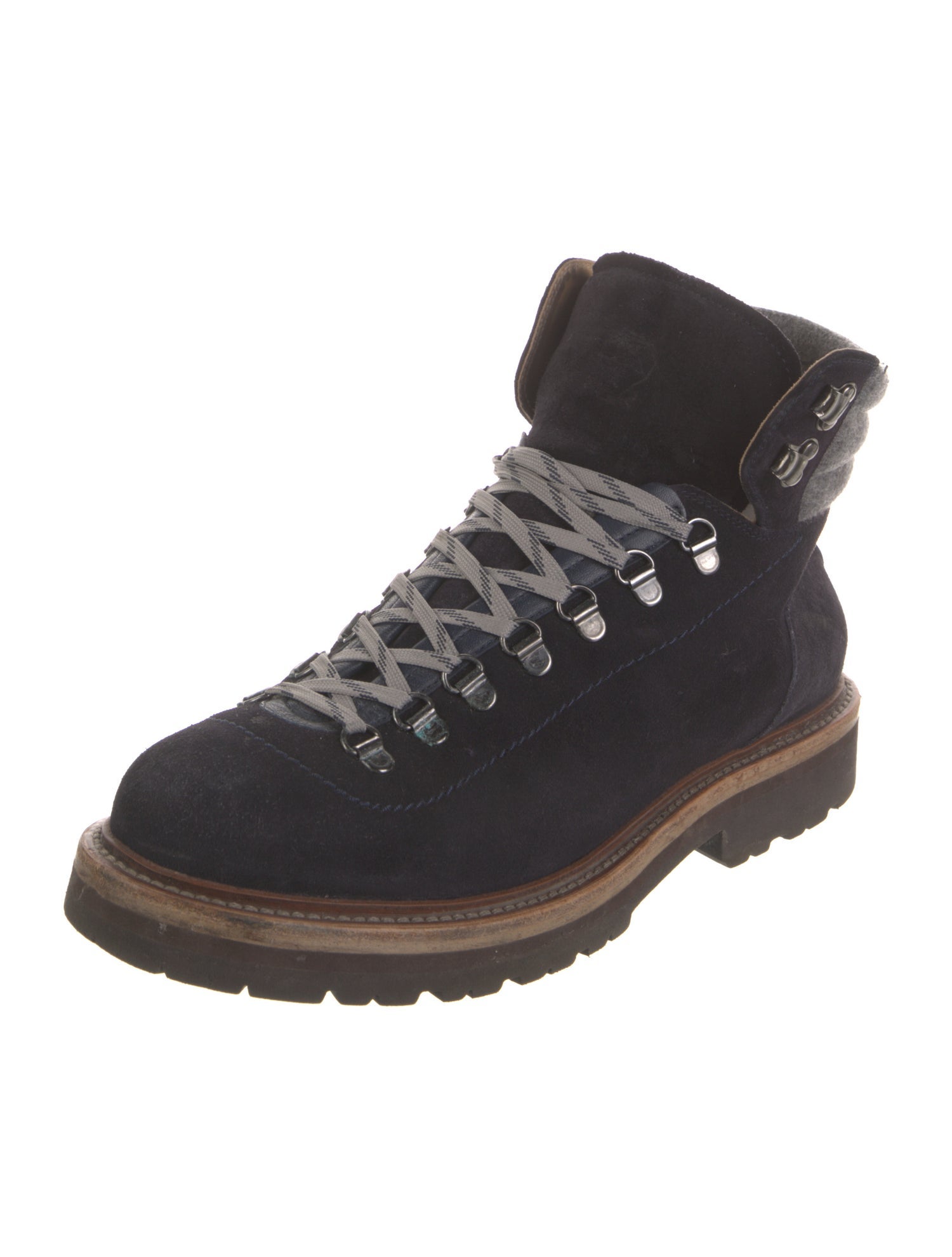 Brunello Cucinelli Suede Hiking Boots