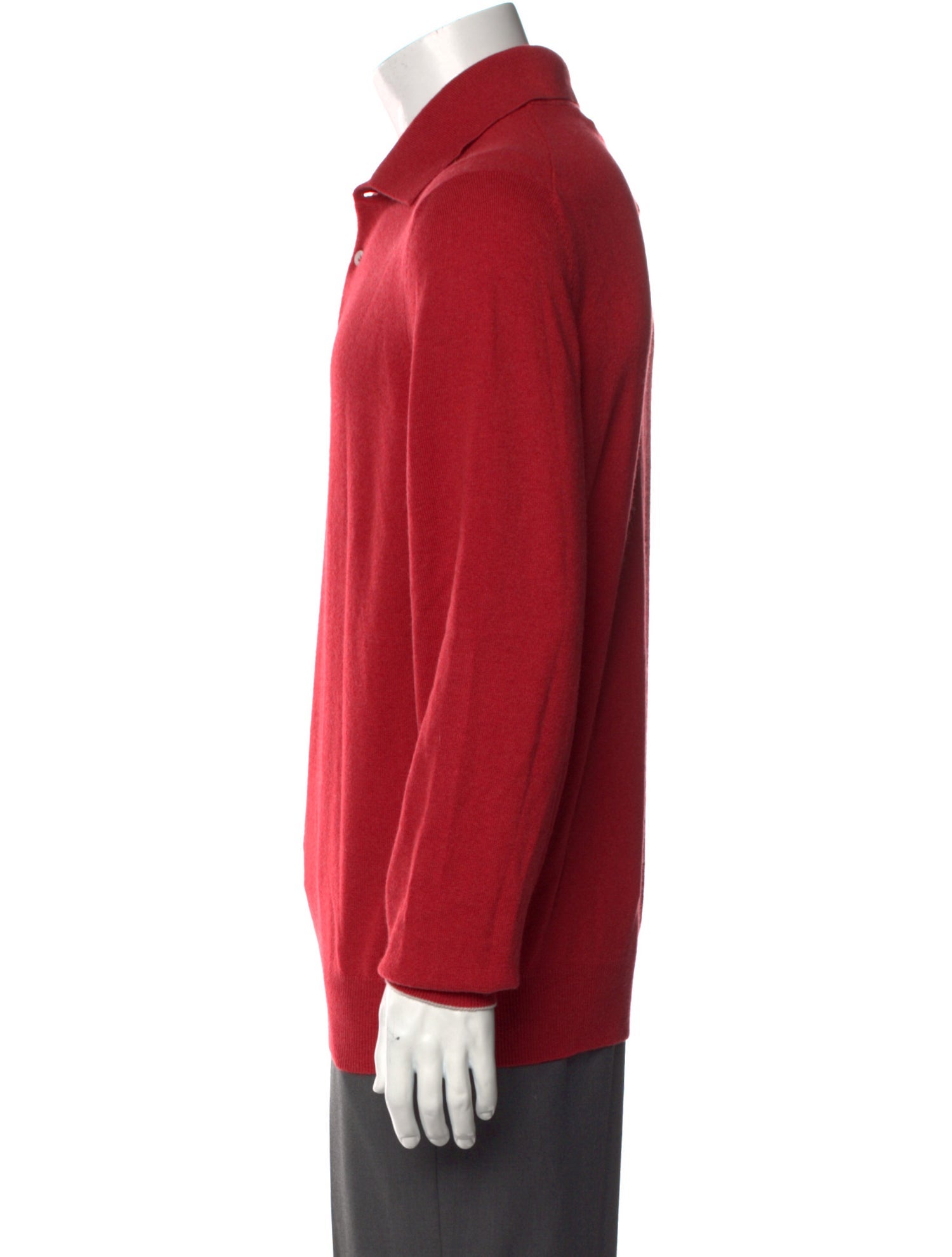 Brunello Cucinelli Cashmere Collar Polo Sweater